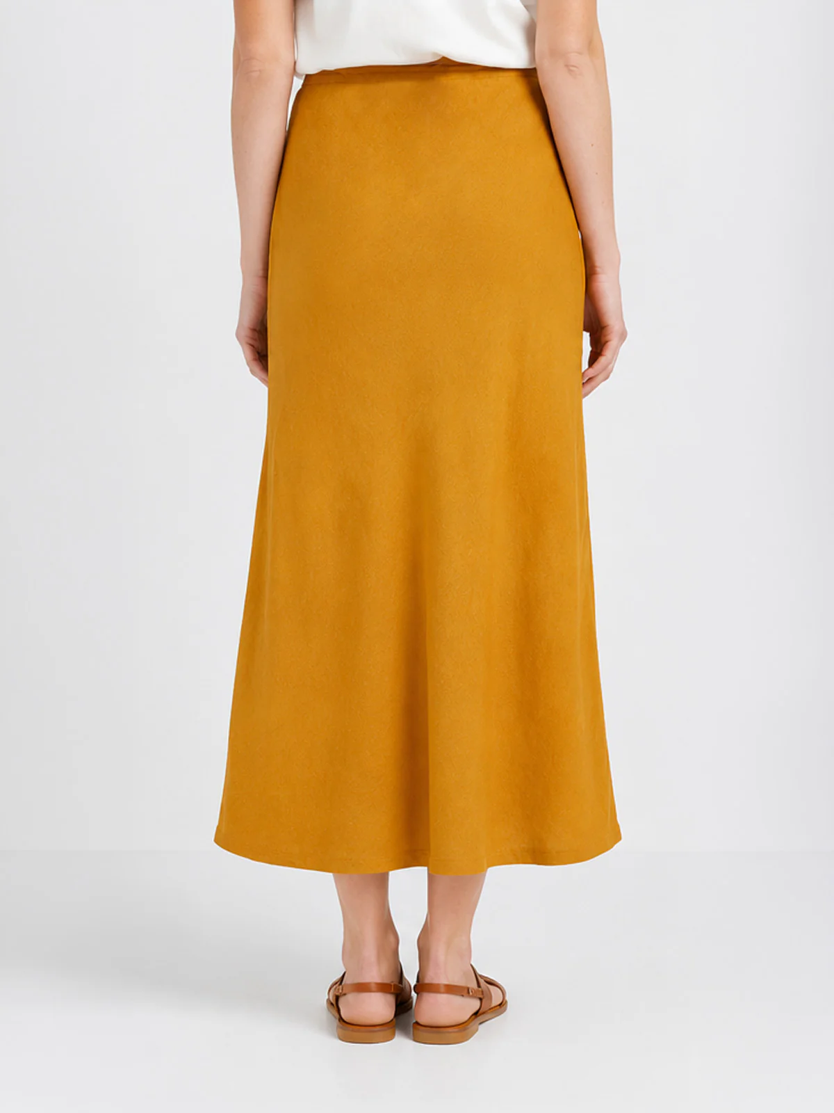 Bias Cut Linen Skirt - Image 18