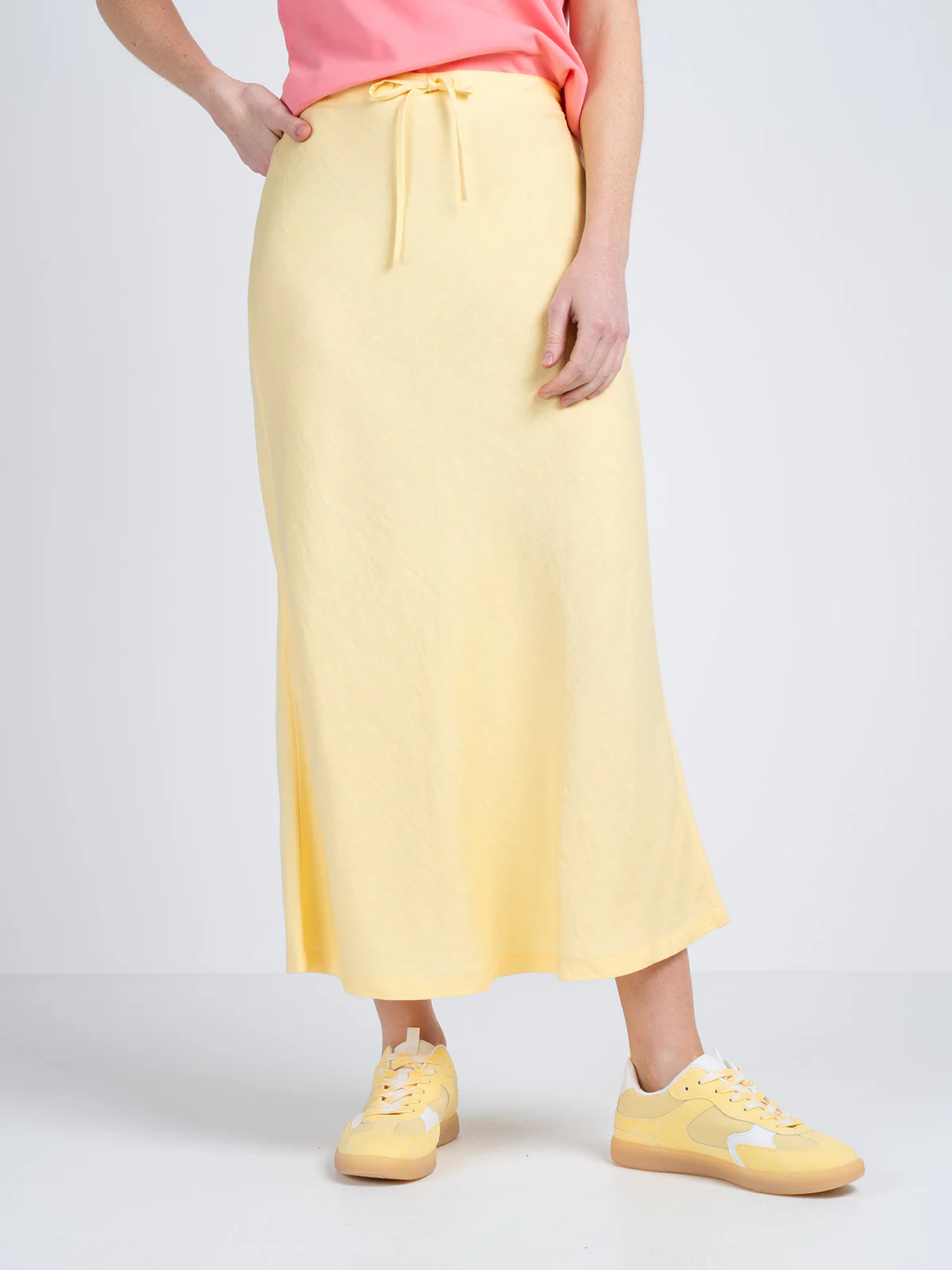 Bias Cut Linen Skirt - Image 25