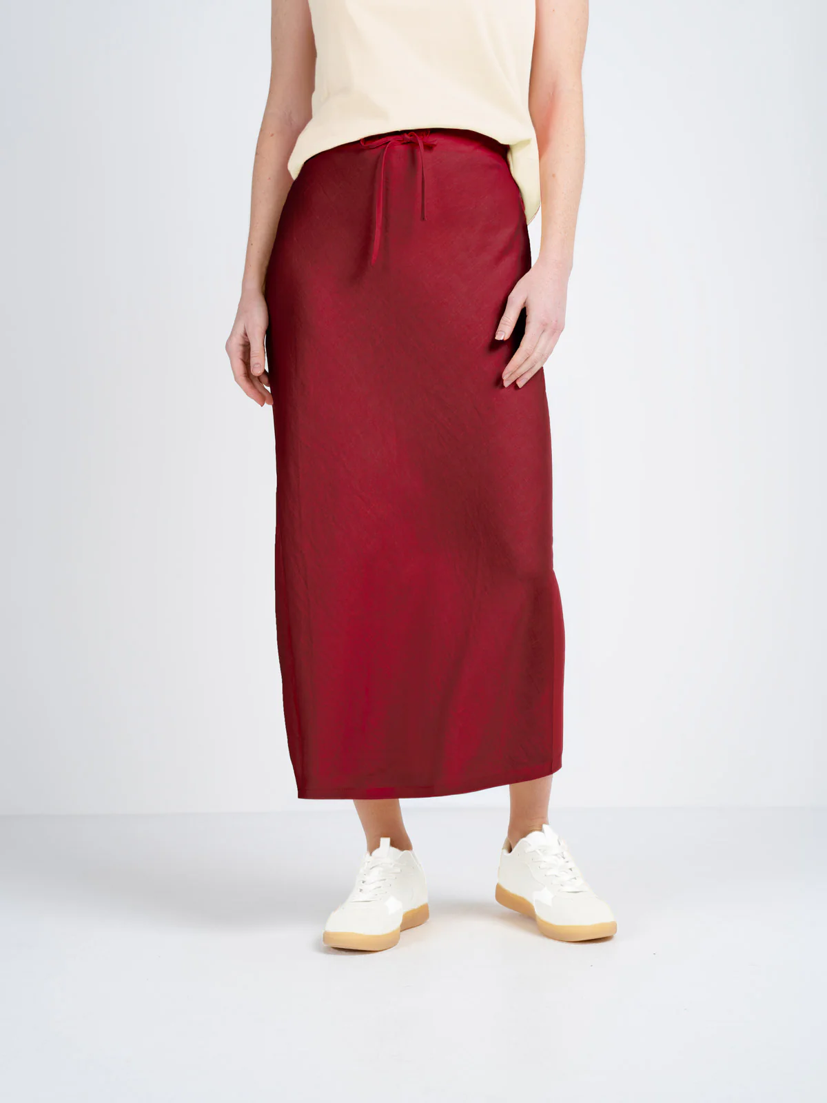 Bias Cut Linen Skirt - Image 31