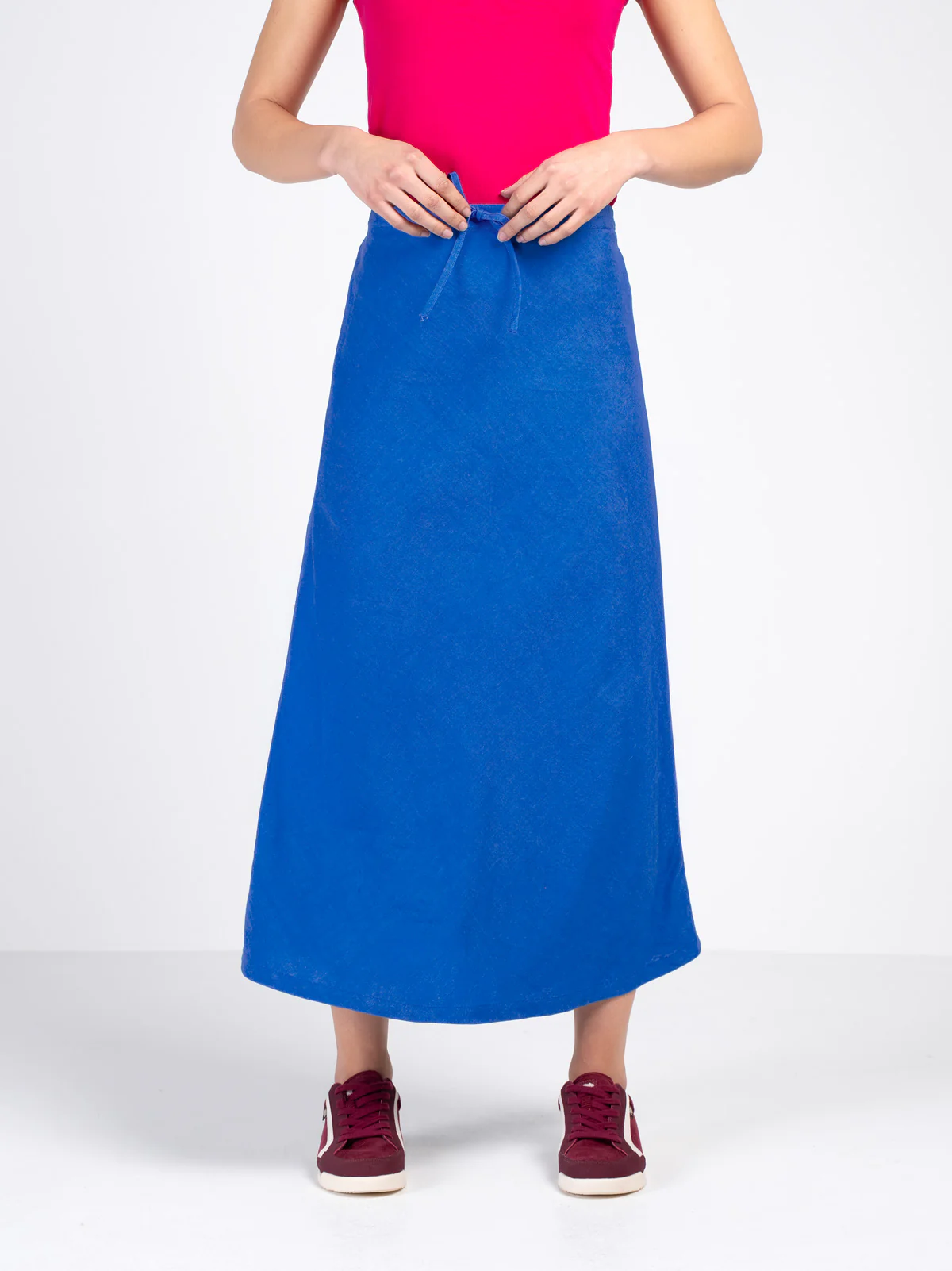 Bias Cut Linen Skirt - Image 6