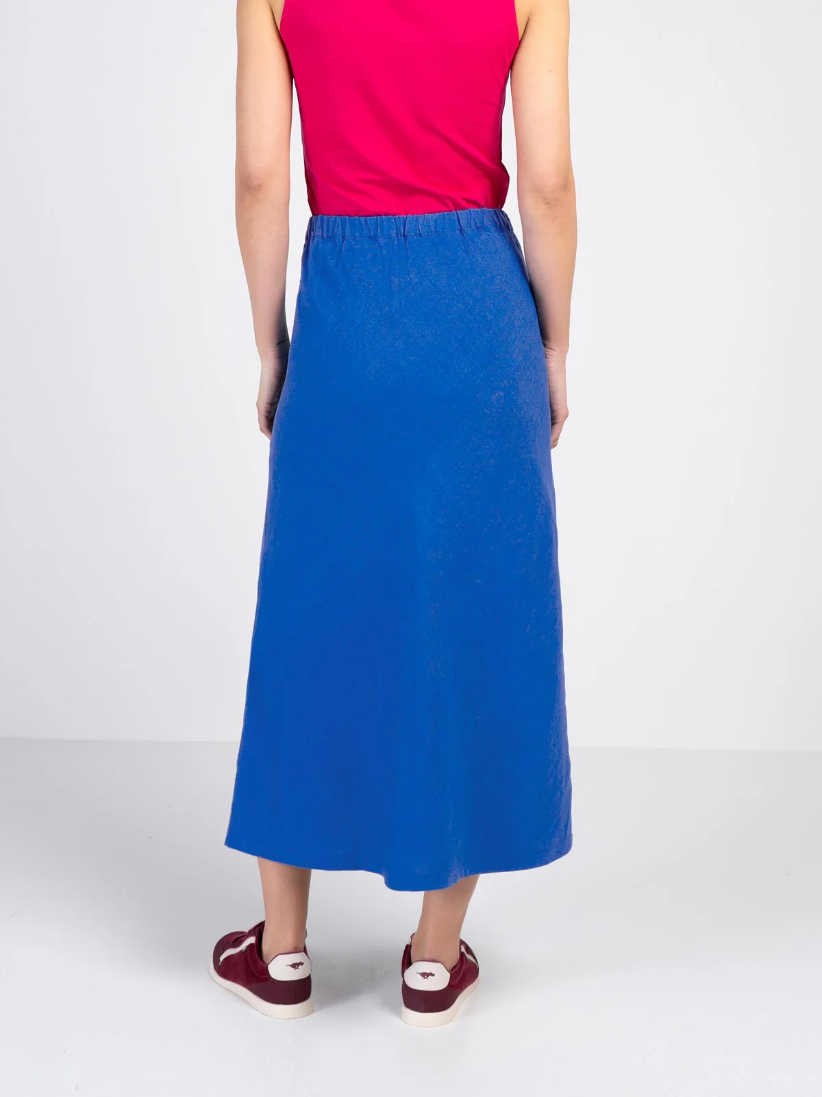 Bias Cut Linen Skirt - Image 7