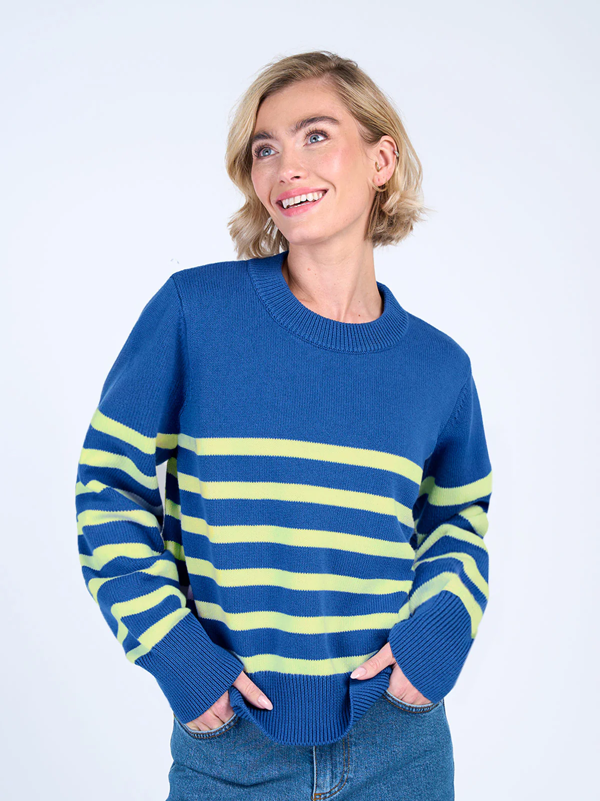 Boxy Stripe Jumper - Image 16