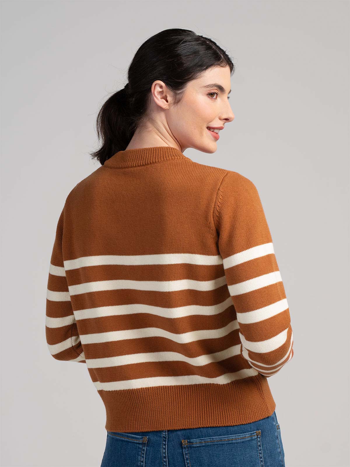 Boxy Stripe Jumper - Image 7