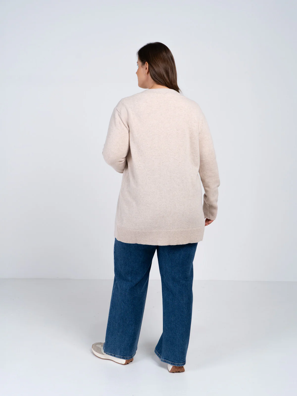 Boyfriend V Neck Cardigan - Image 4