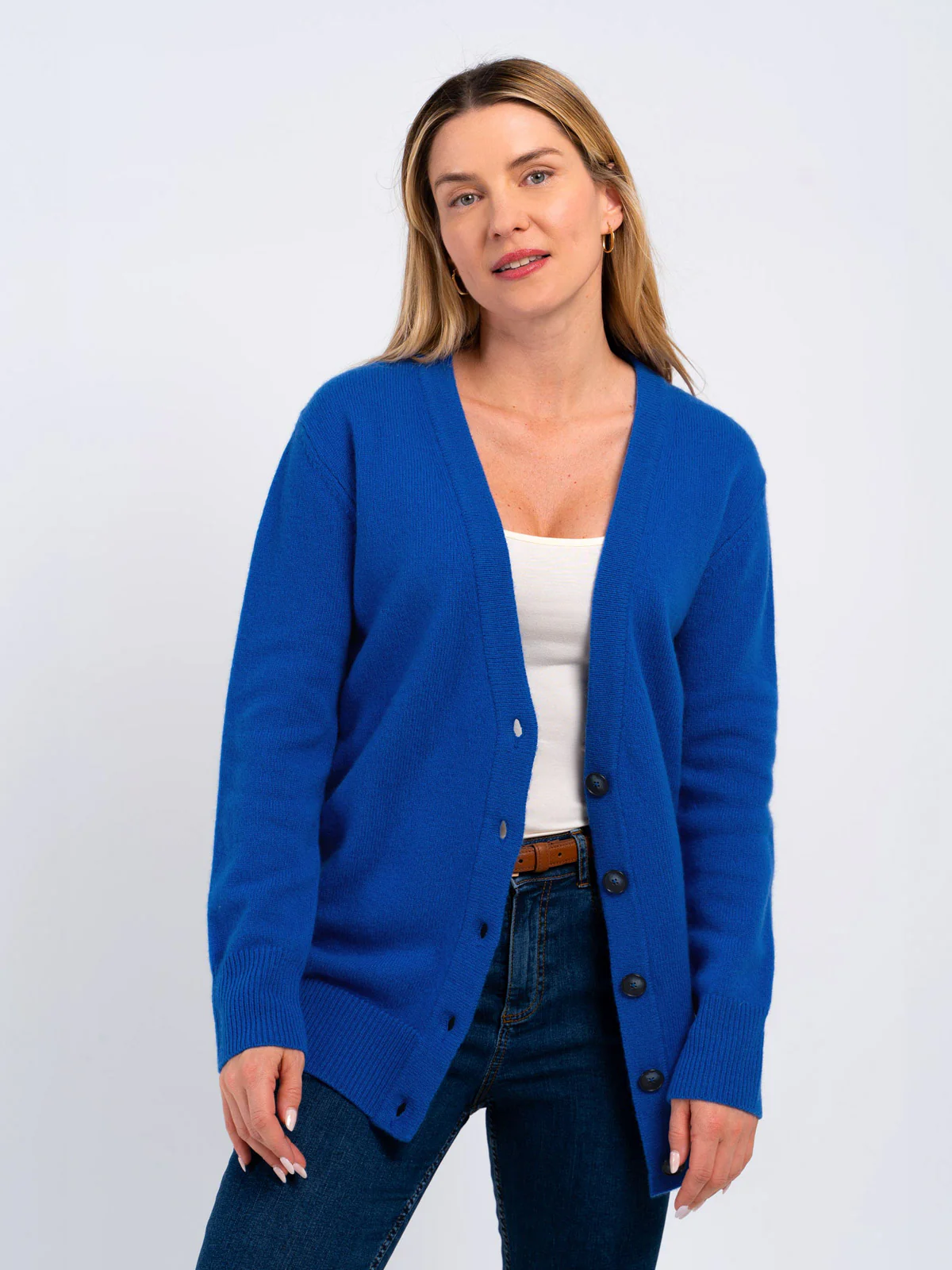 Boyfriend V Neck Cardigan - Image 9