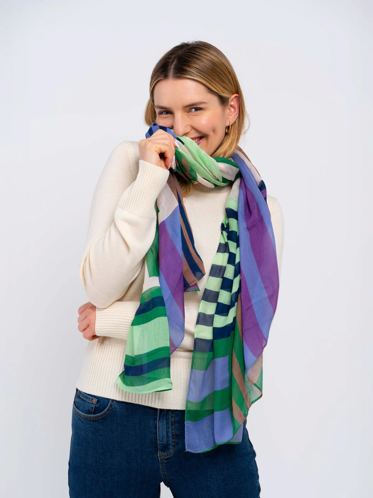 Broken Stripe Scarf - Image 13