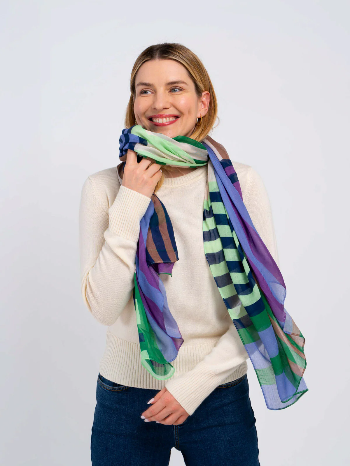 Broken Stripe Scarf - Image 14
