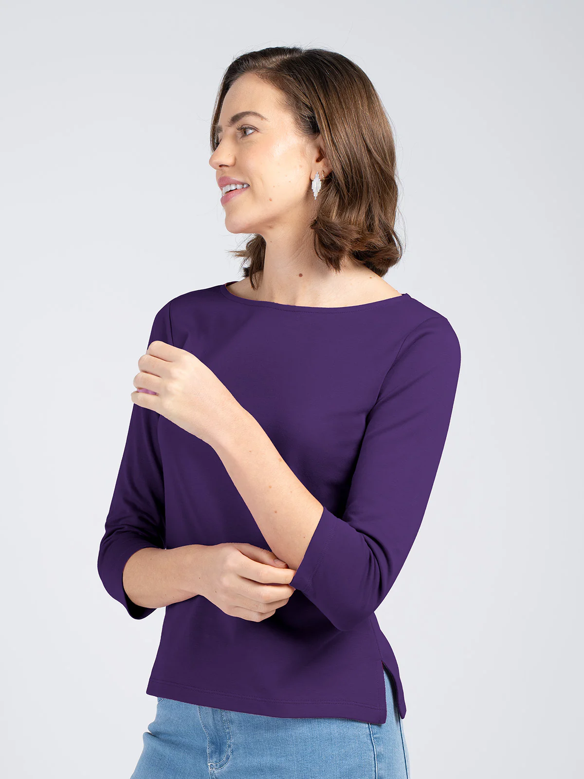 Bryony Boat Neck 3/4 Sleeve - Image 37
