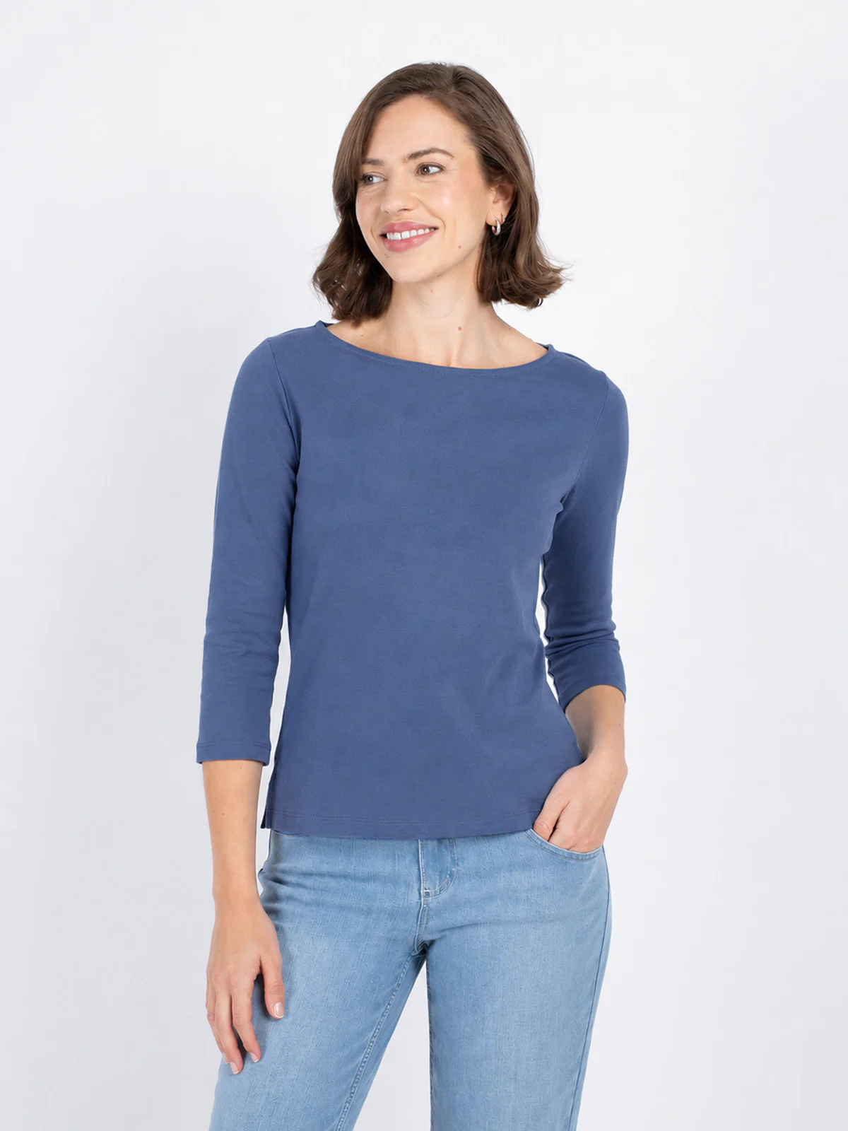 Bryony Boat Neck 3/4 Sleeve - Image 4
