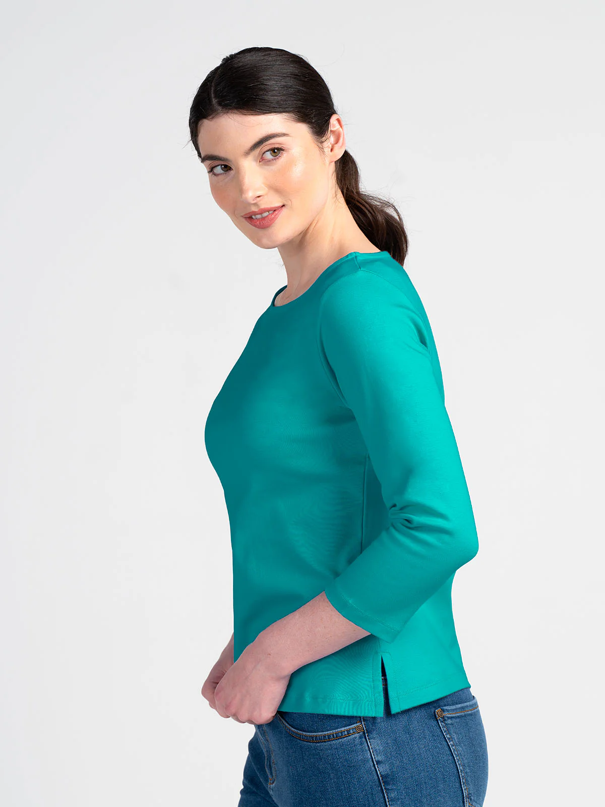 Bryony Boat Neck 3/4 Sleeve - Image 58