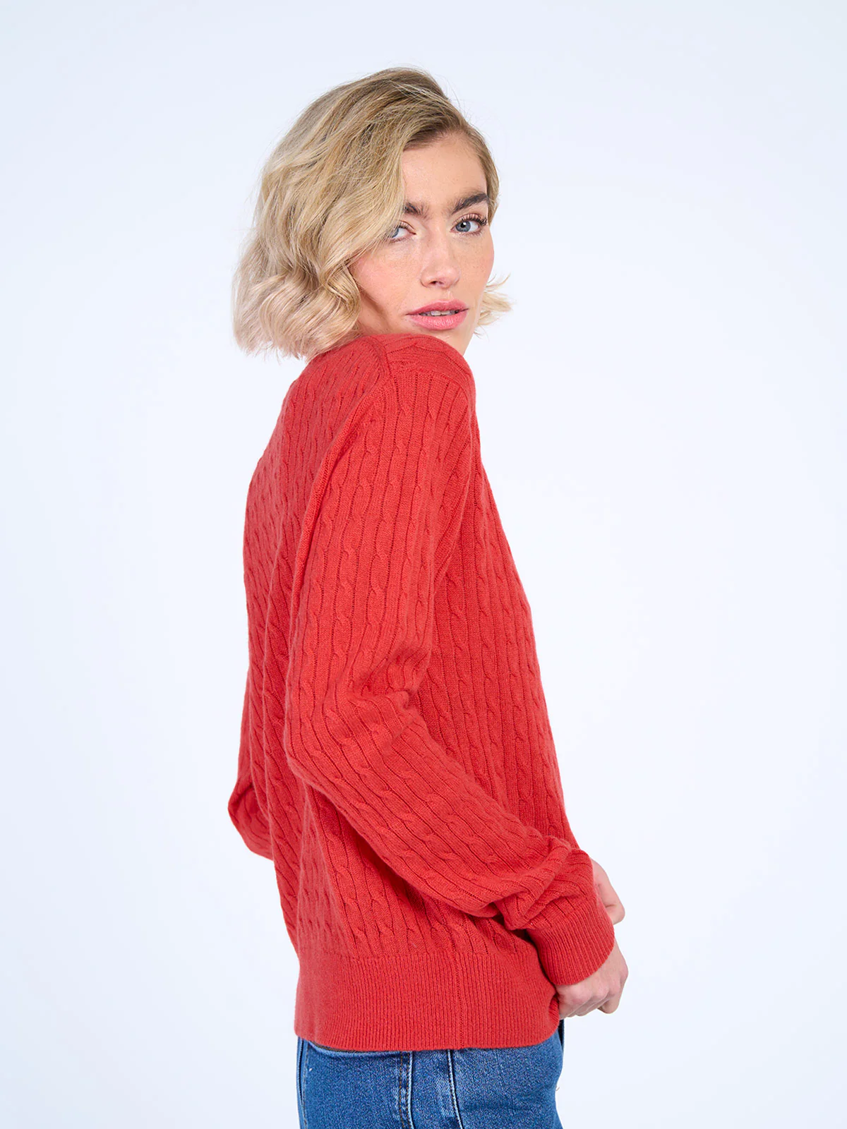 Cable Cashmerino Sweater - Image 11