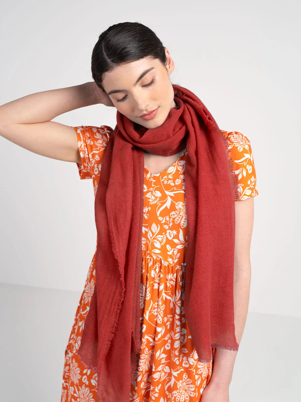 Cashmere Gauze Stole - Image 100