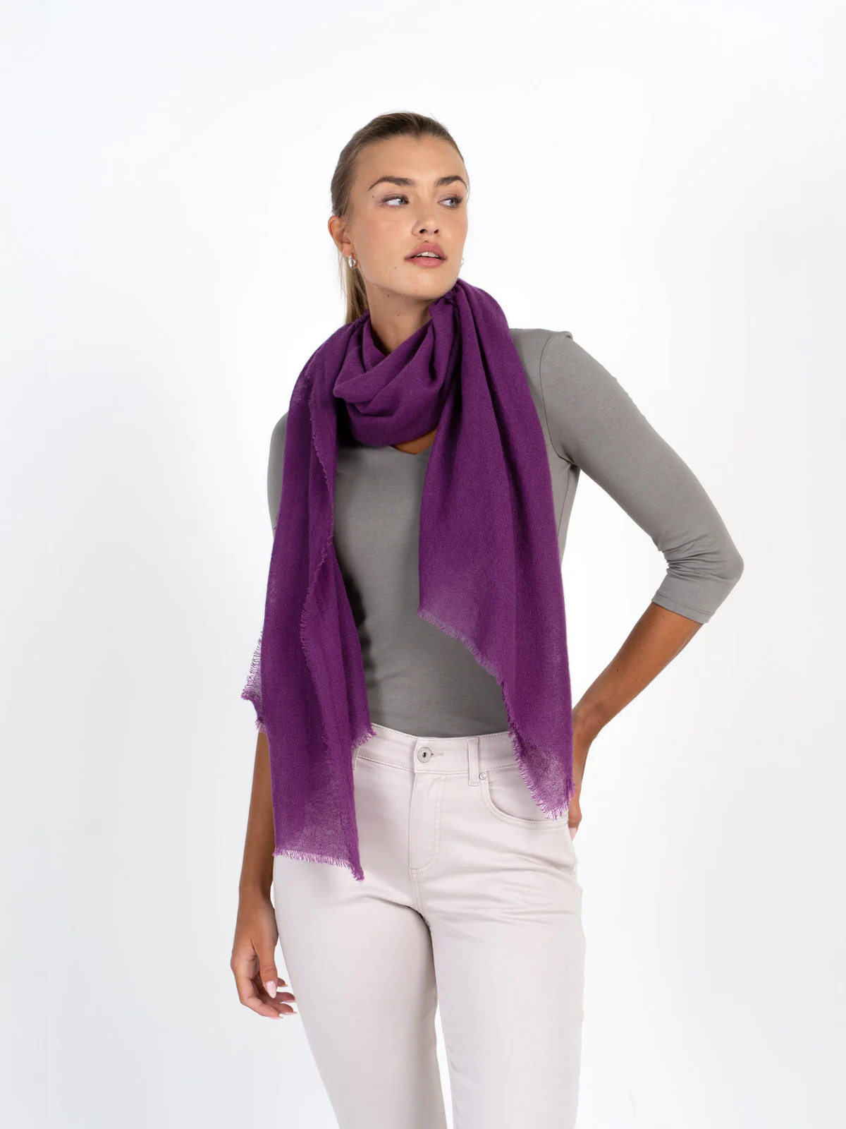 Cashmere Gauze Stole - Image 128