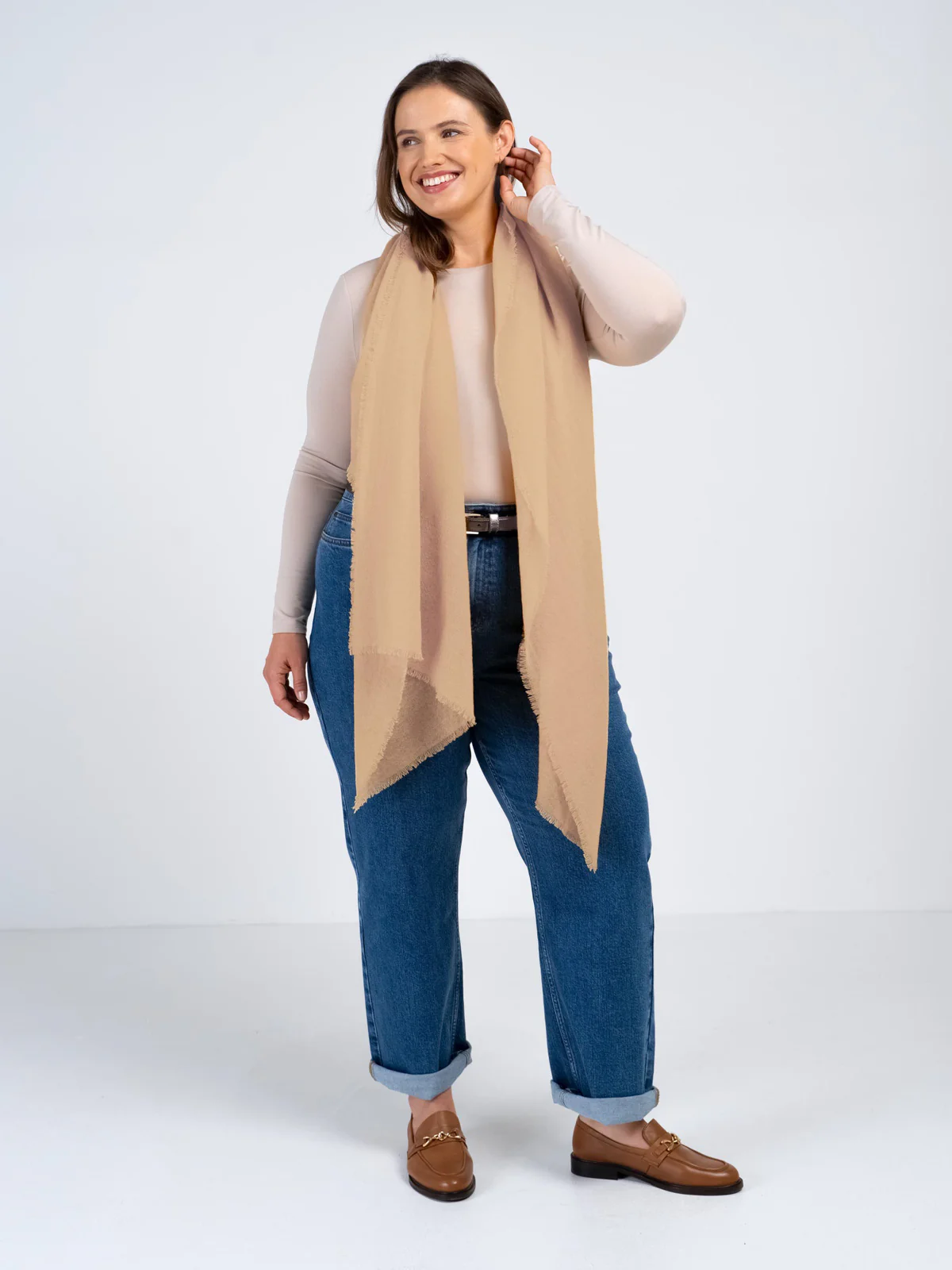 Cashmere Gauze Stole - Image 58