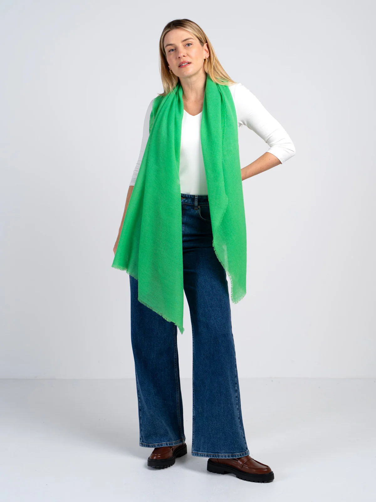 Cashmere Gauze Stole - Image 65