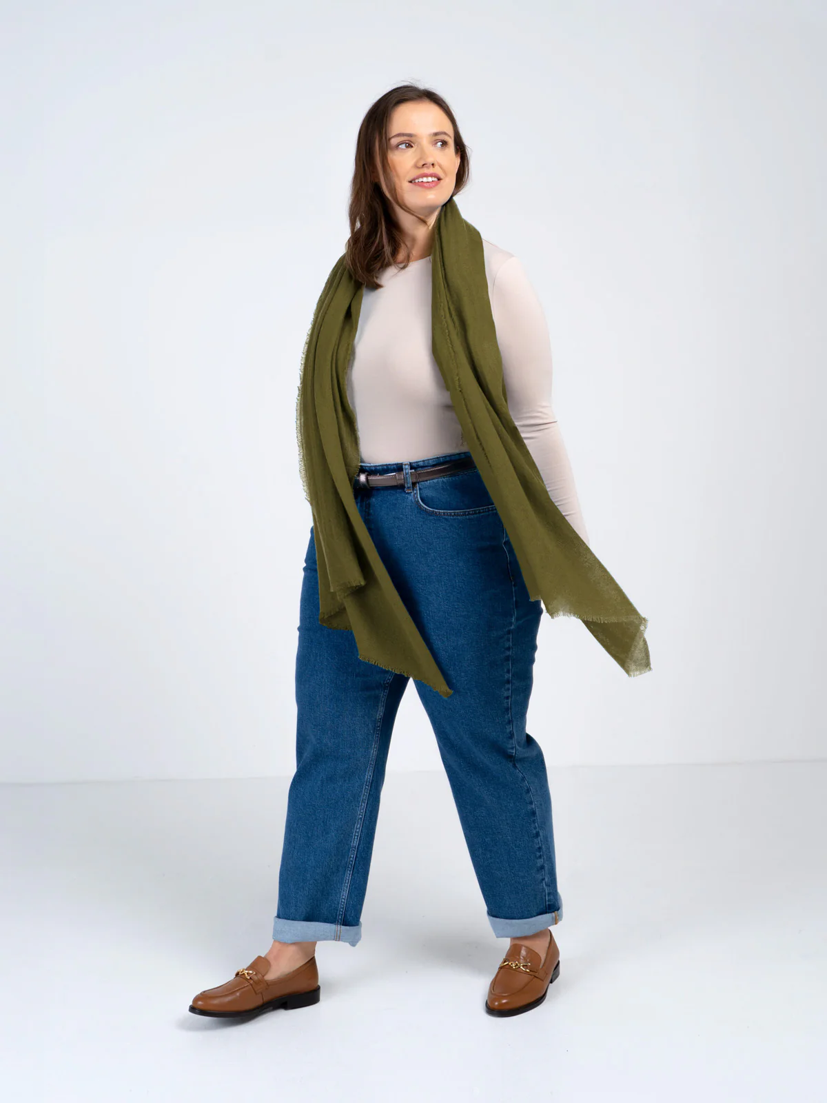 Cashmere Gauze Stole - Image 73