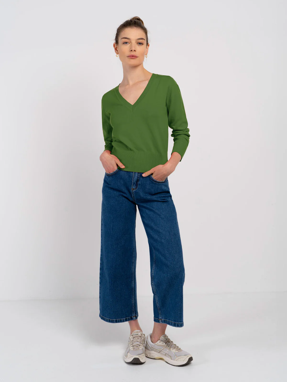 Cleo Organic V Neck Sweater - Image 12