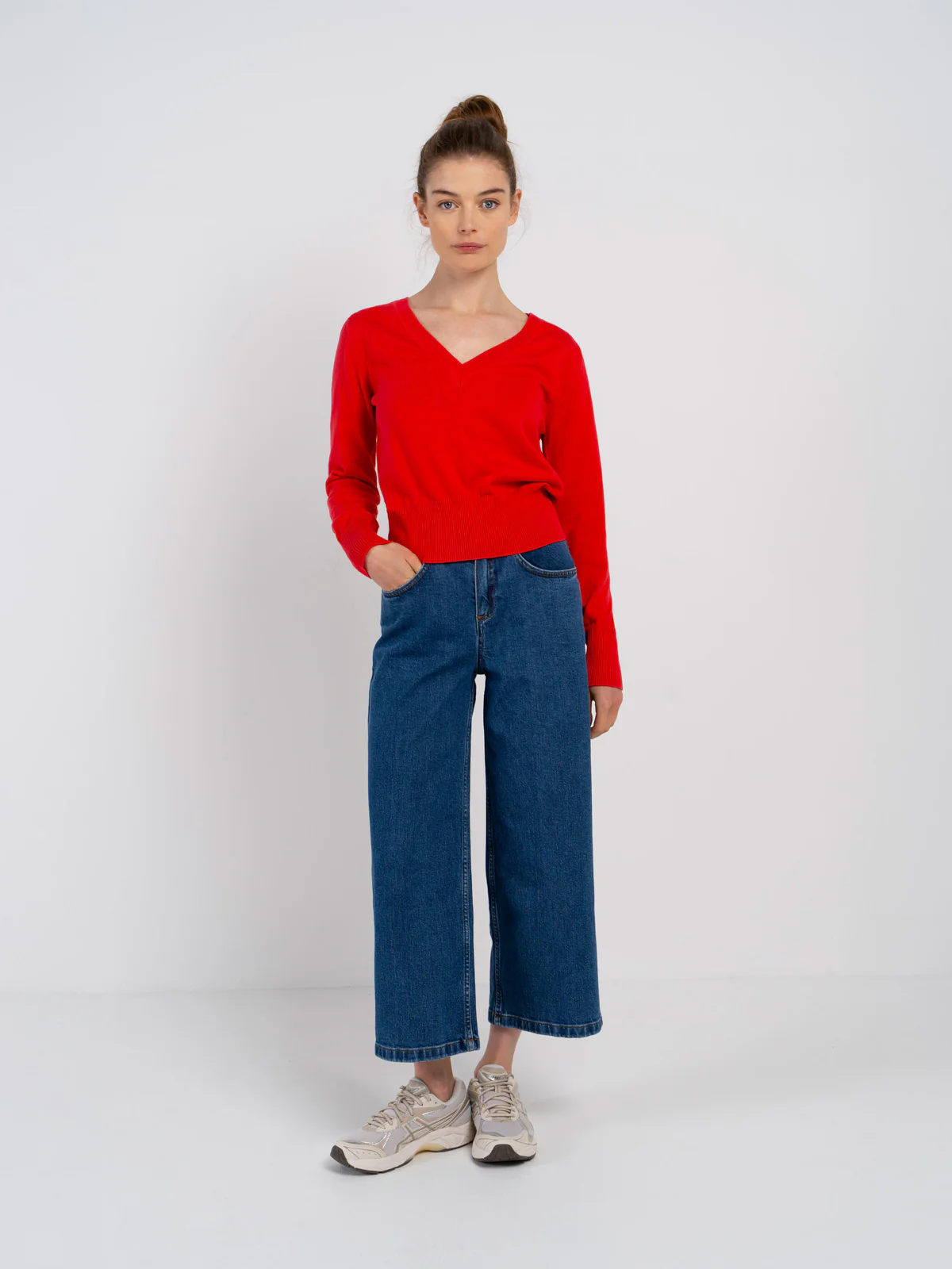 Cleo Organic V Neck Sweater - Image 8