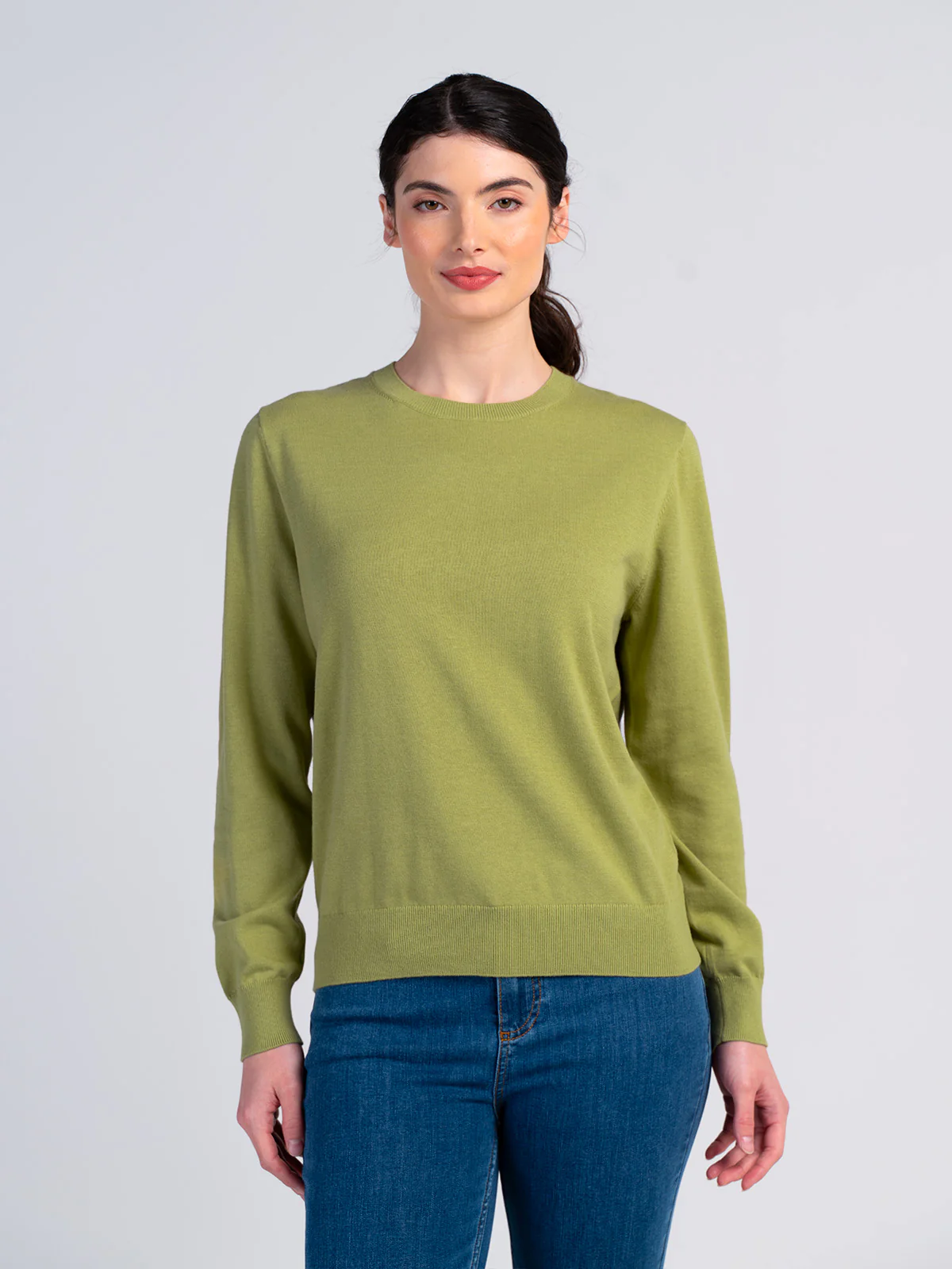 Cotton Crew Neck Jumper - Image 17