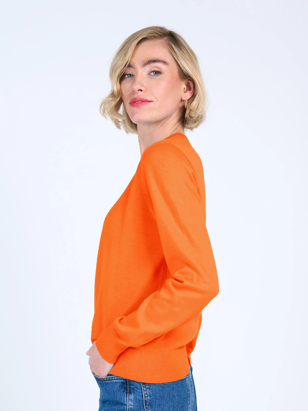 Cotton Crew Neck Jumper - Image 25