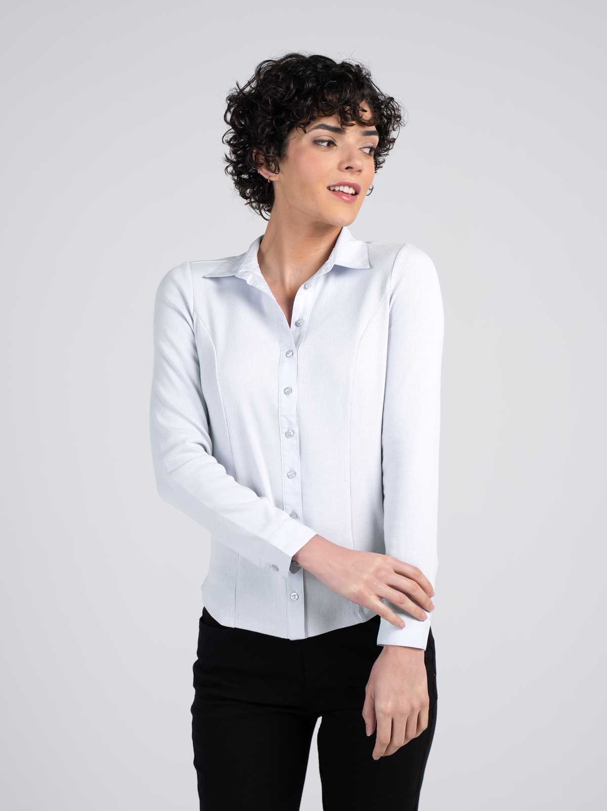 Cotton Rib Shirt - Image 16