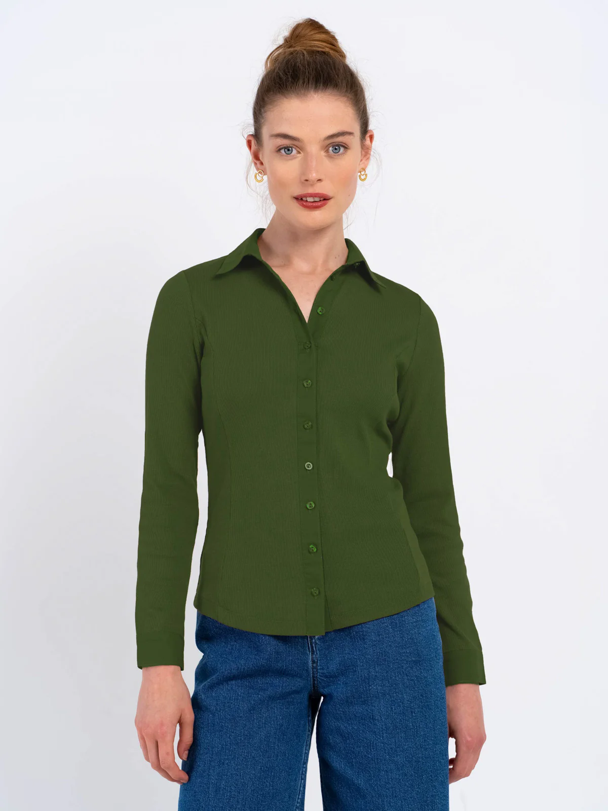 Cotton Rib Shirt - Image 24