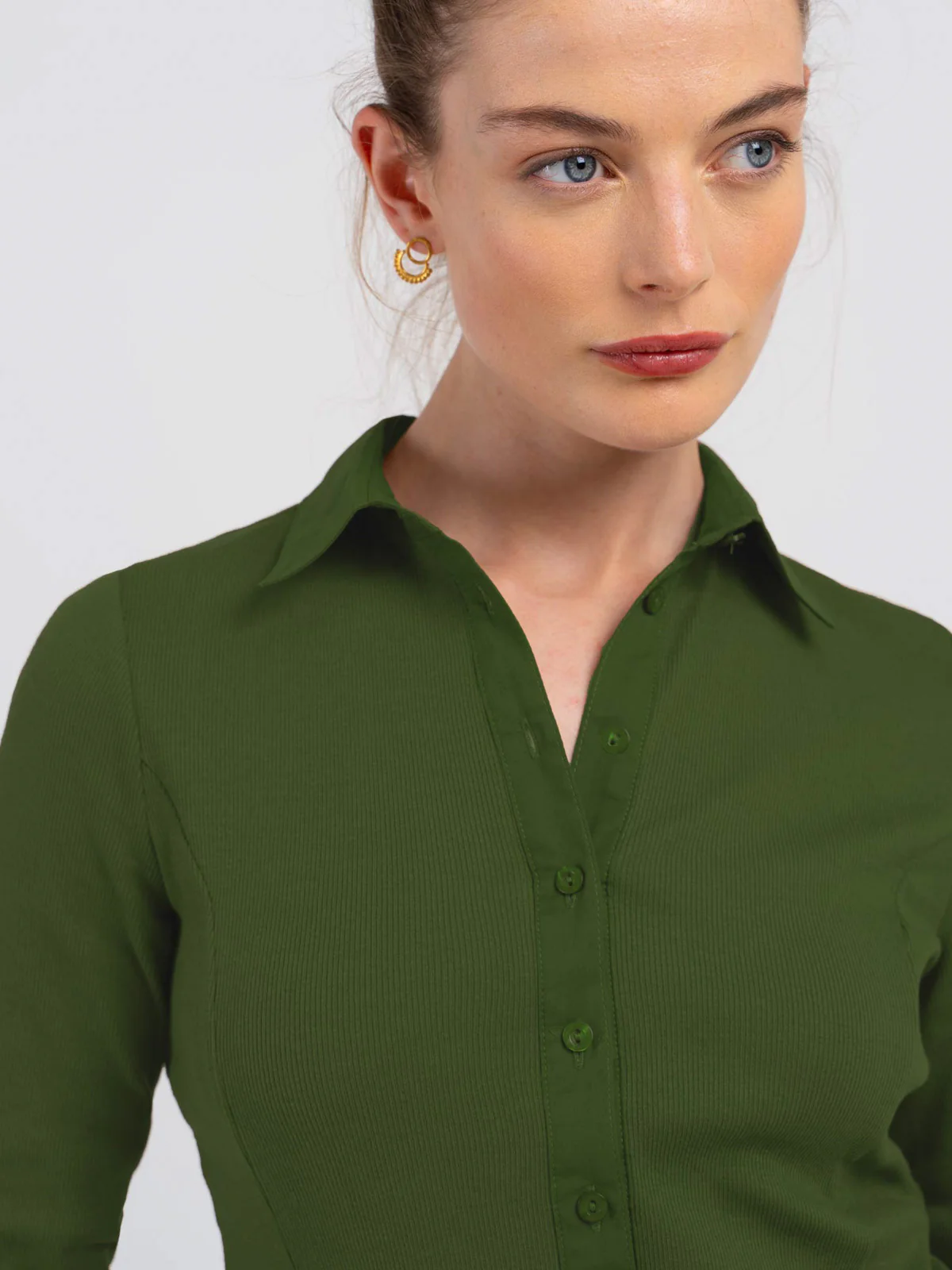 Cotton Rib Shirt - Image 26