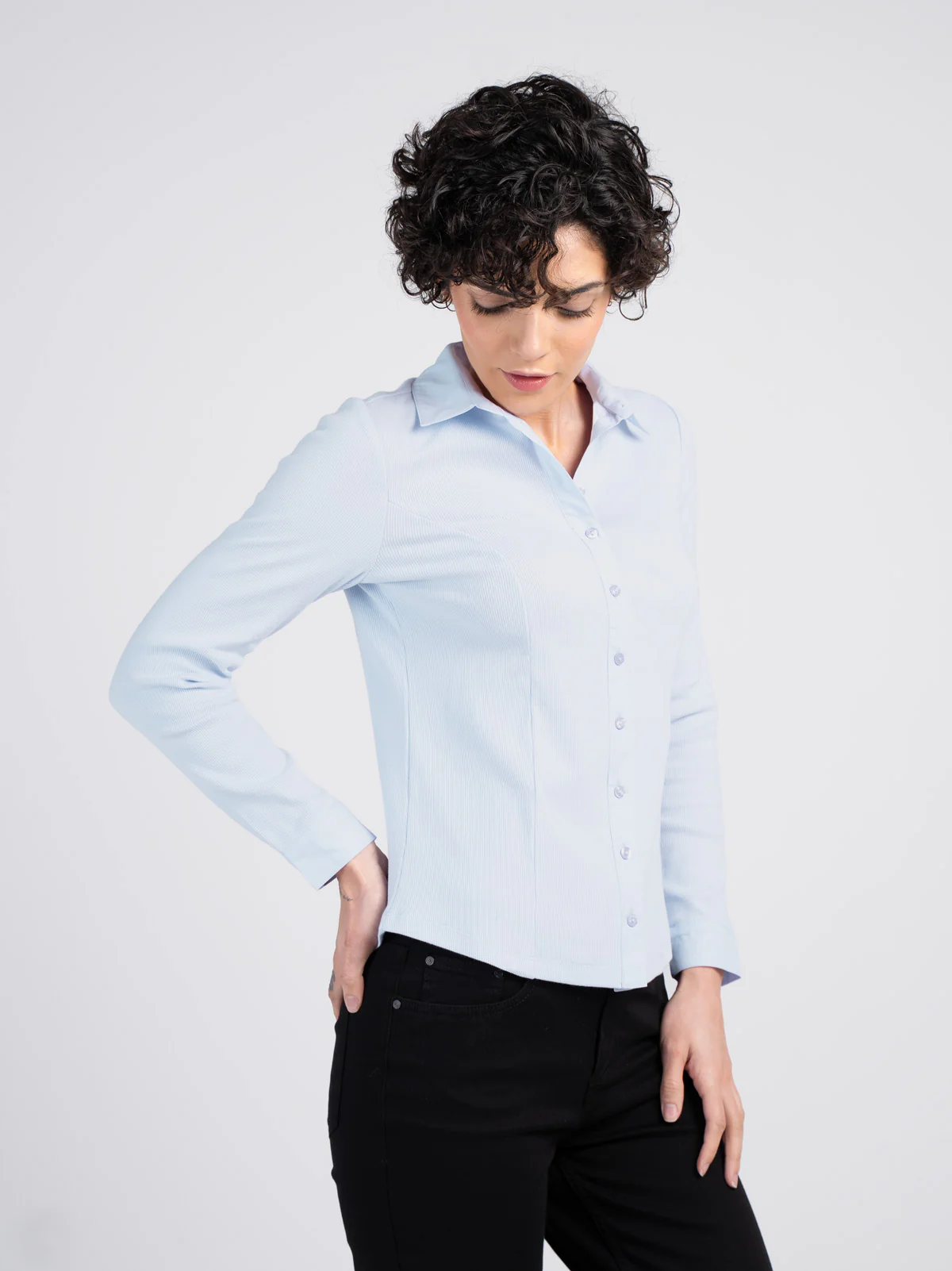 Cotton Rib Shirt - Image 36