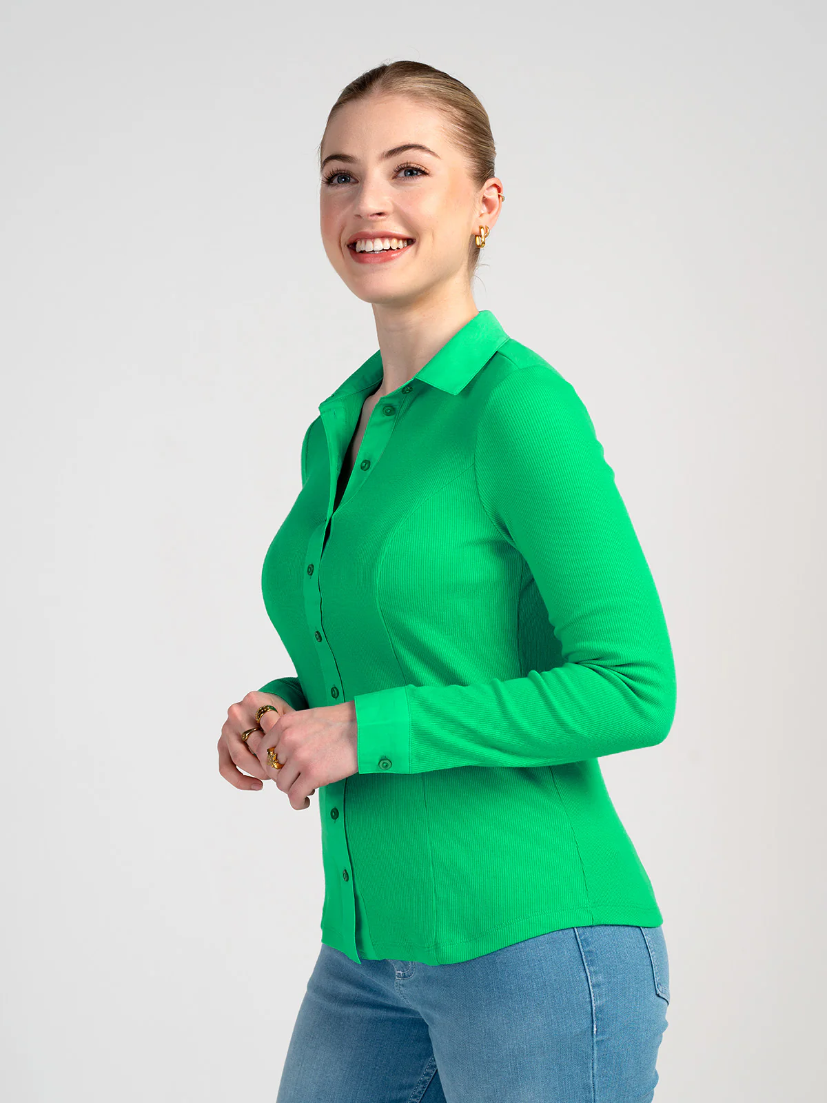 Cotton Rib Shirt - Image 44