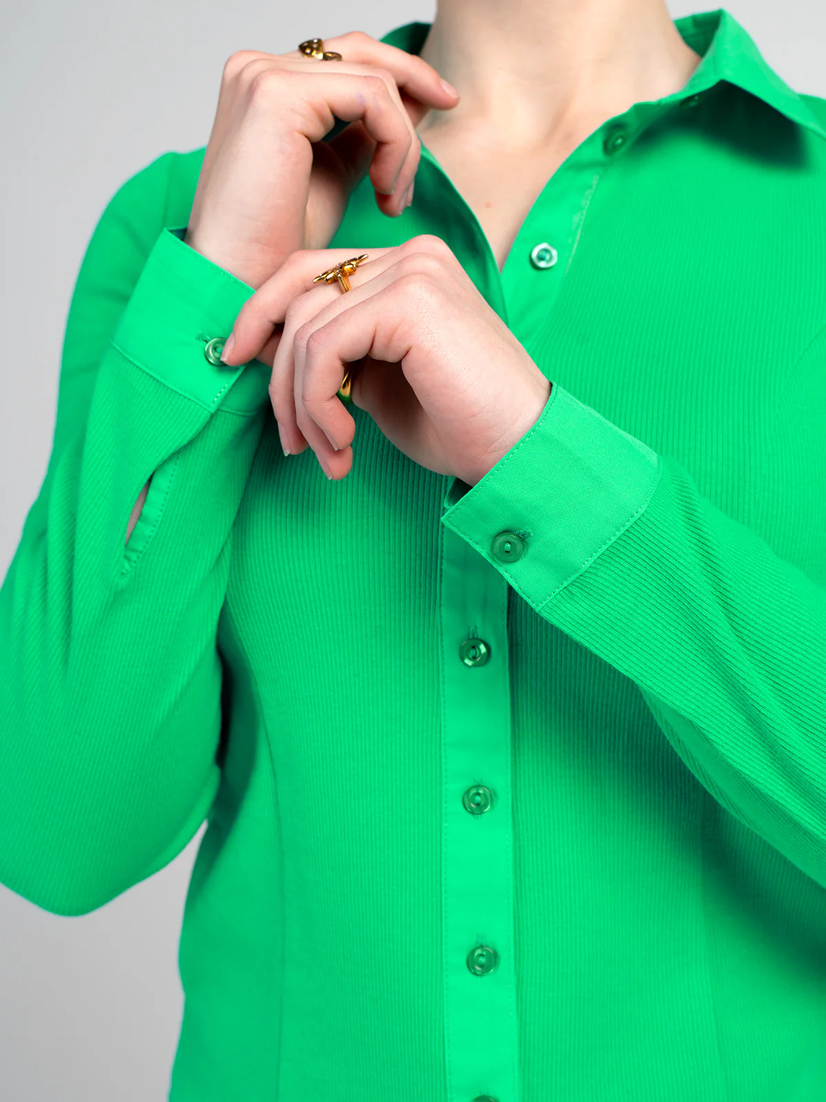 Cotton Rib Shirt - Image 46