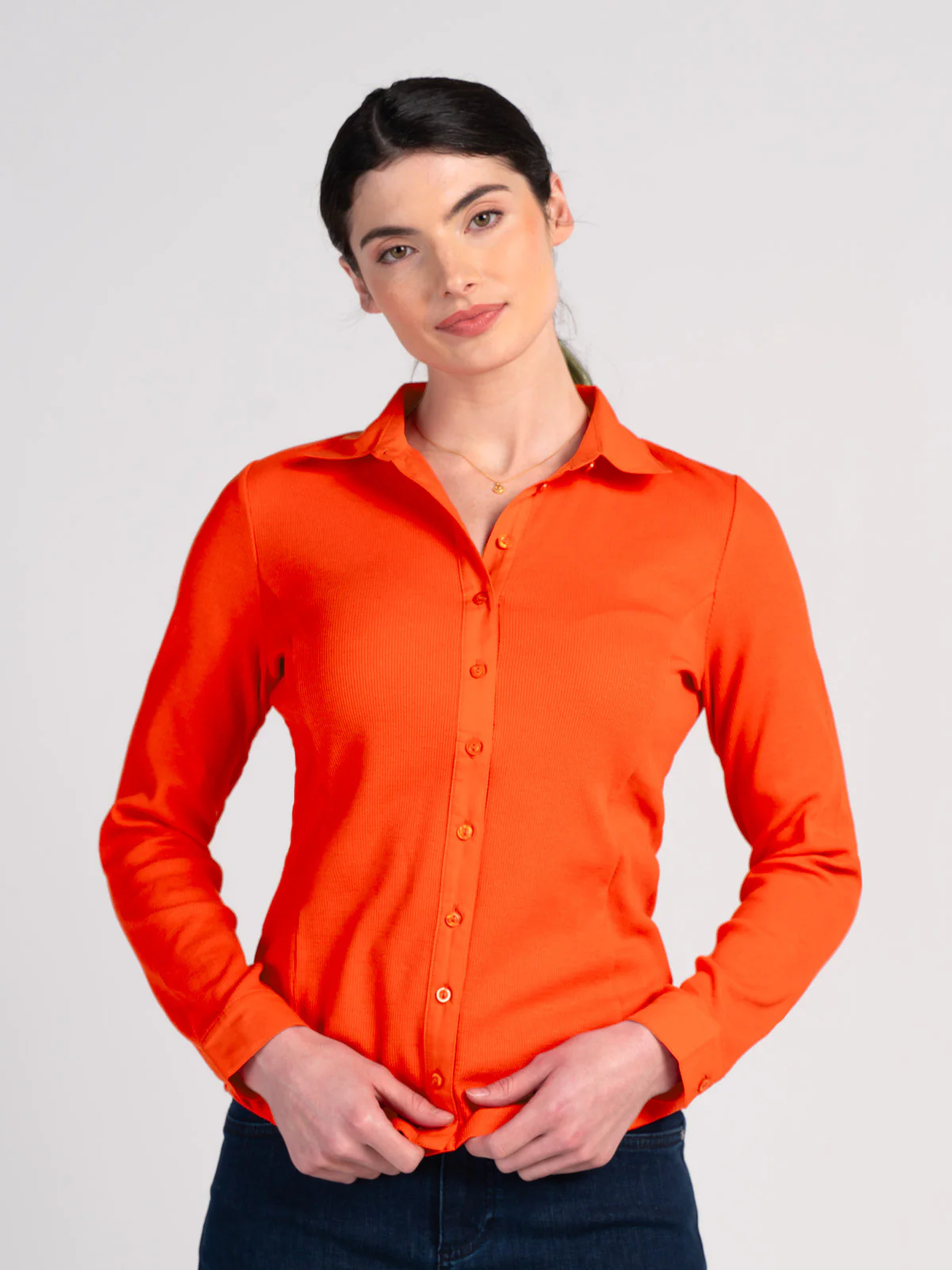 Cotton Rib Shirt - Image 48