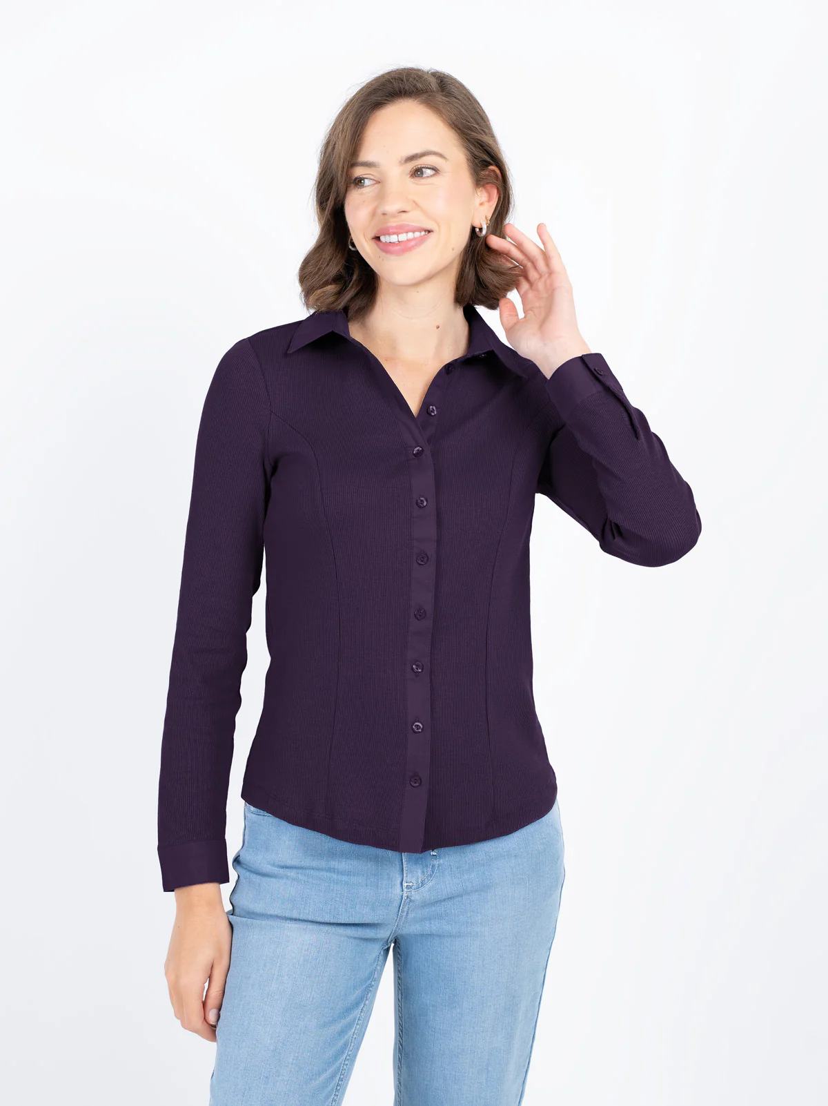 Cotton Rib Shirt - Image 56