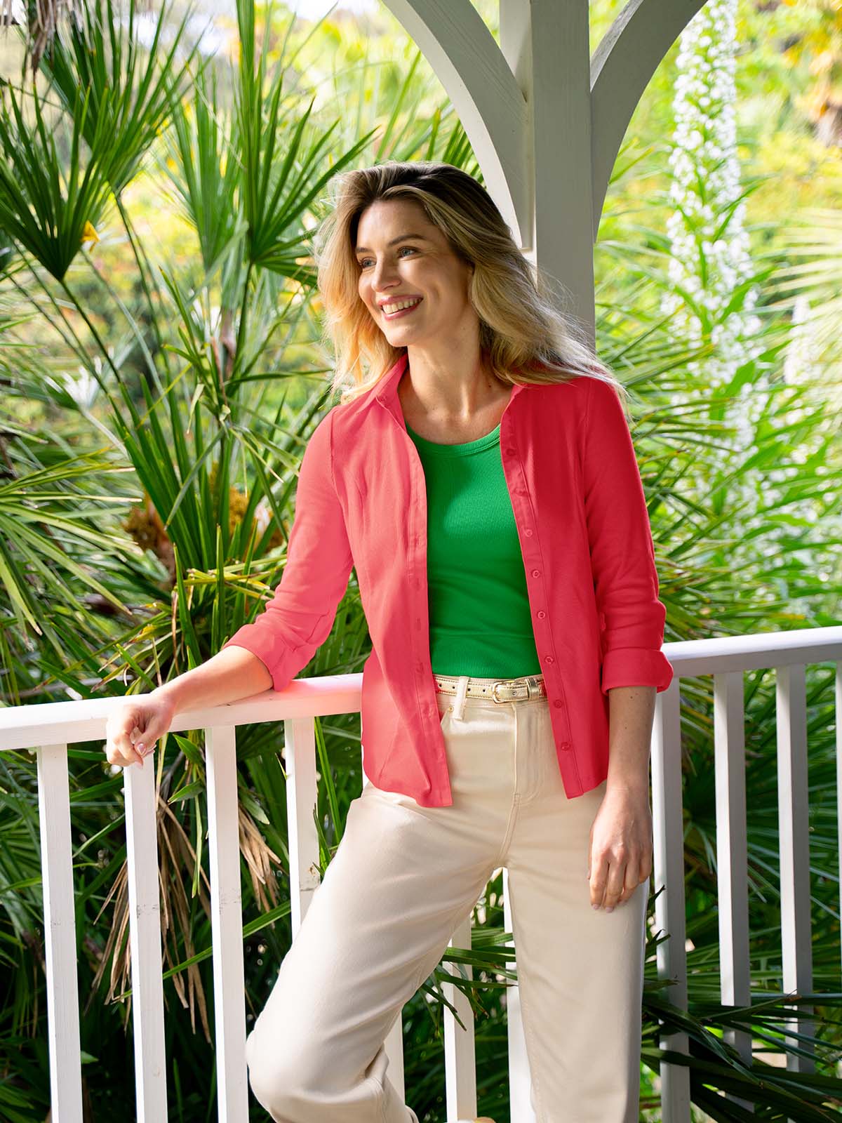 Cotton Rib Shirt - Image 65