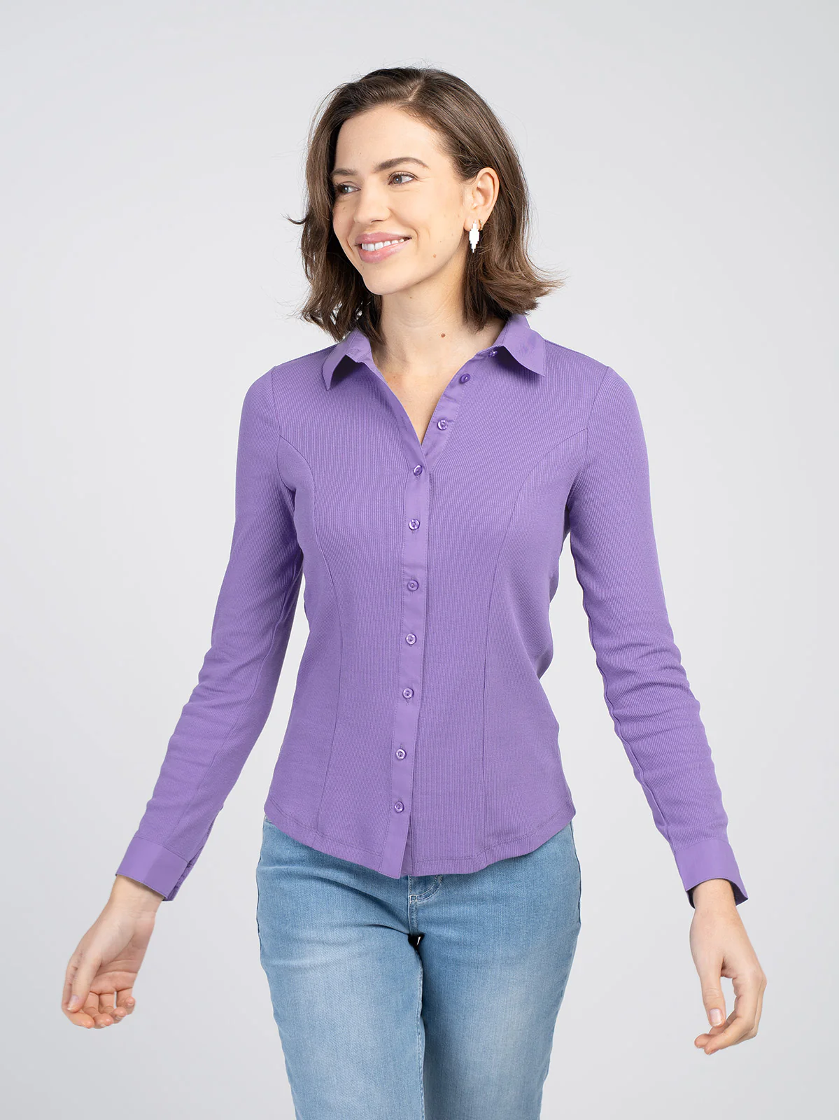 Cotton Rib Shirt - Image 68