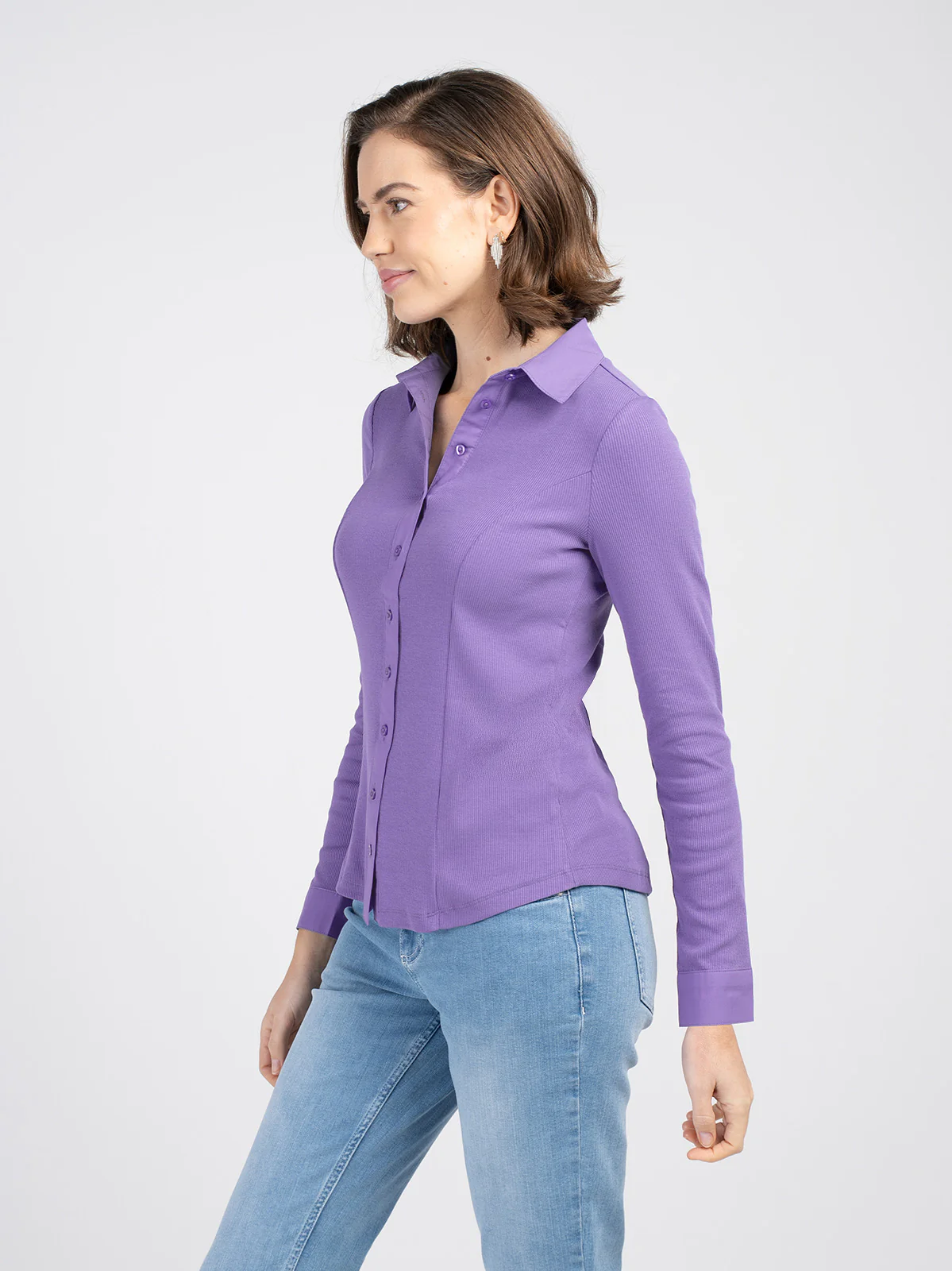 Cotton Rib Shirt - Image 70