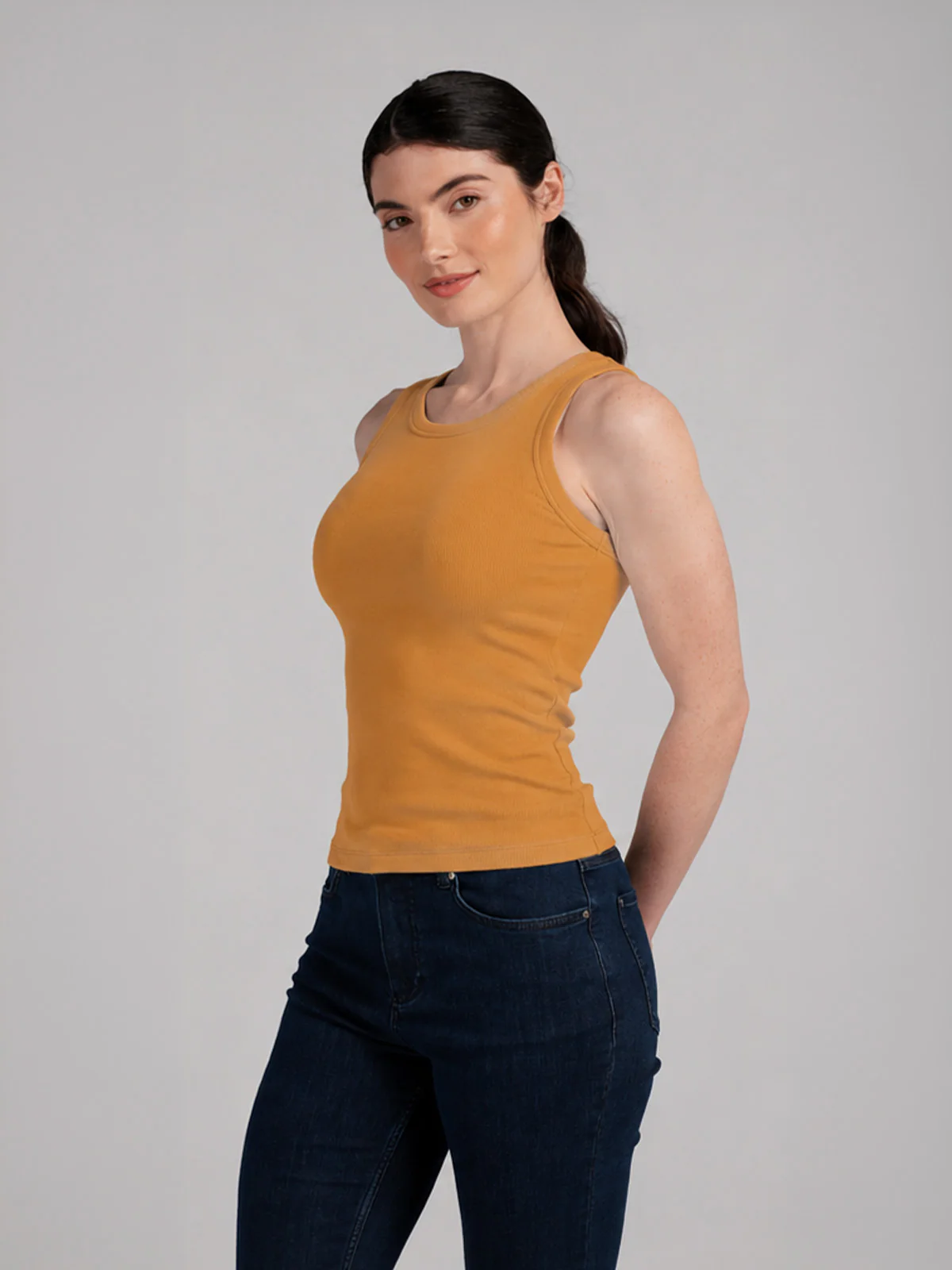 Cotton Rib Vest - Image 3