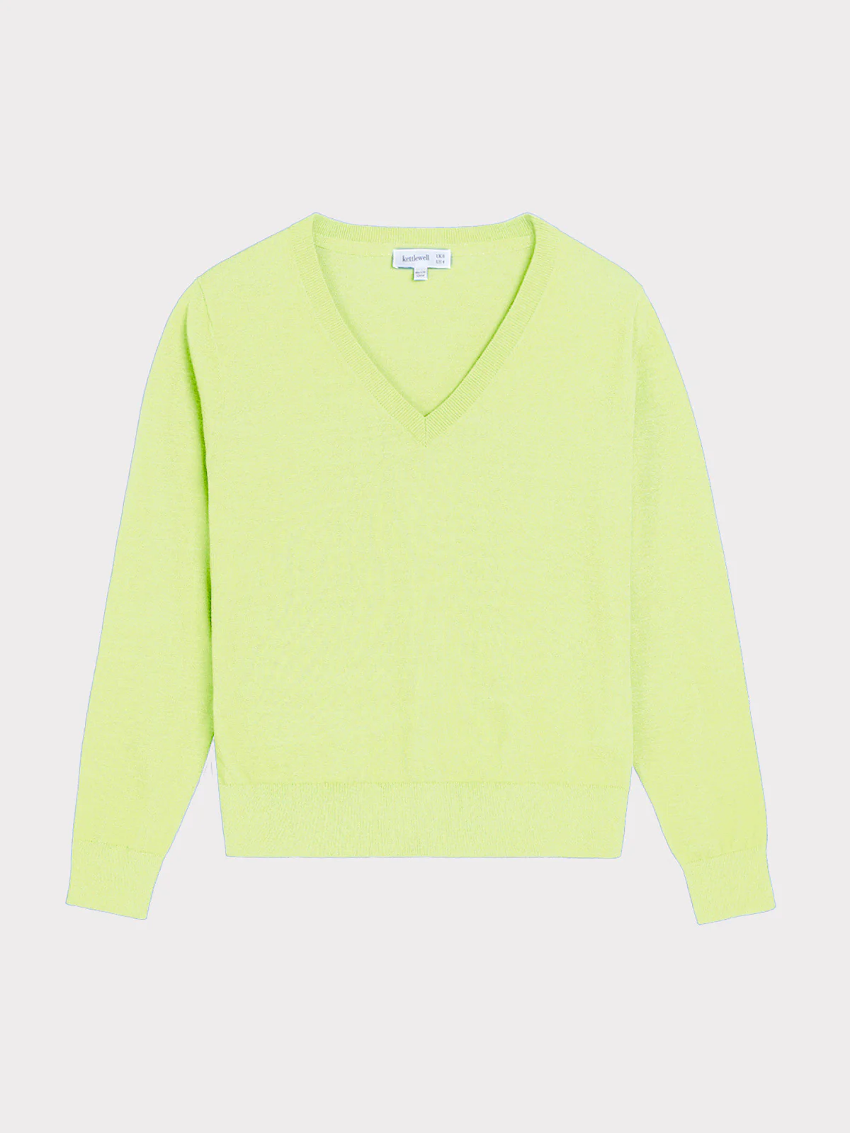 Cotton V Neck Jumper - Image 12