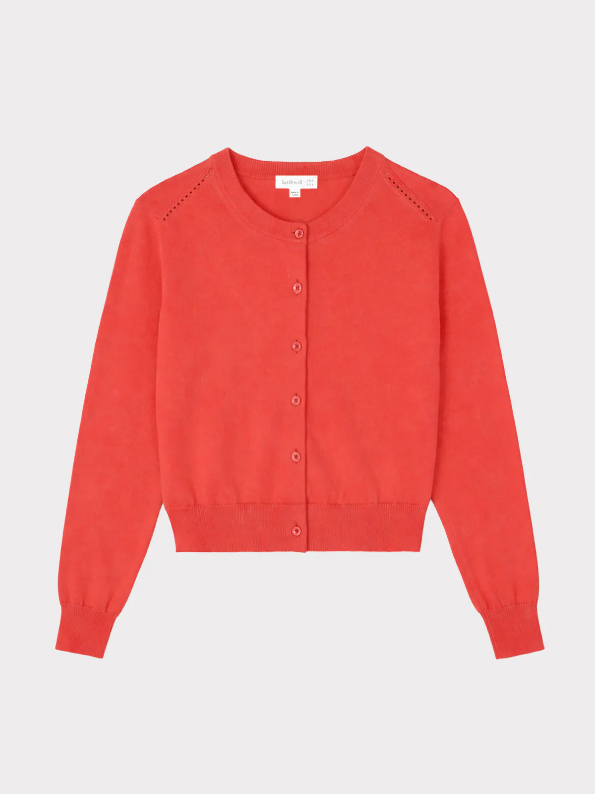 Crew Neck Cotton Cardigan - Image 13