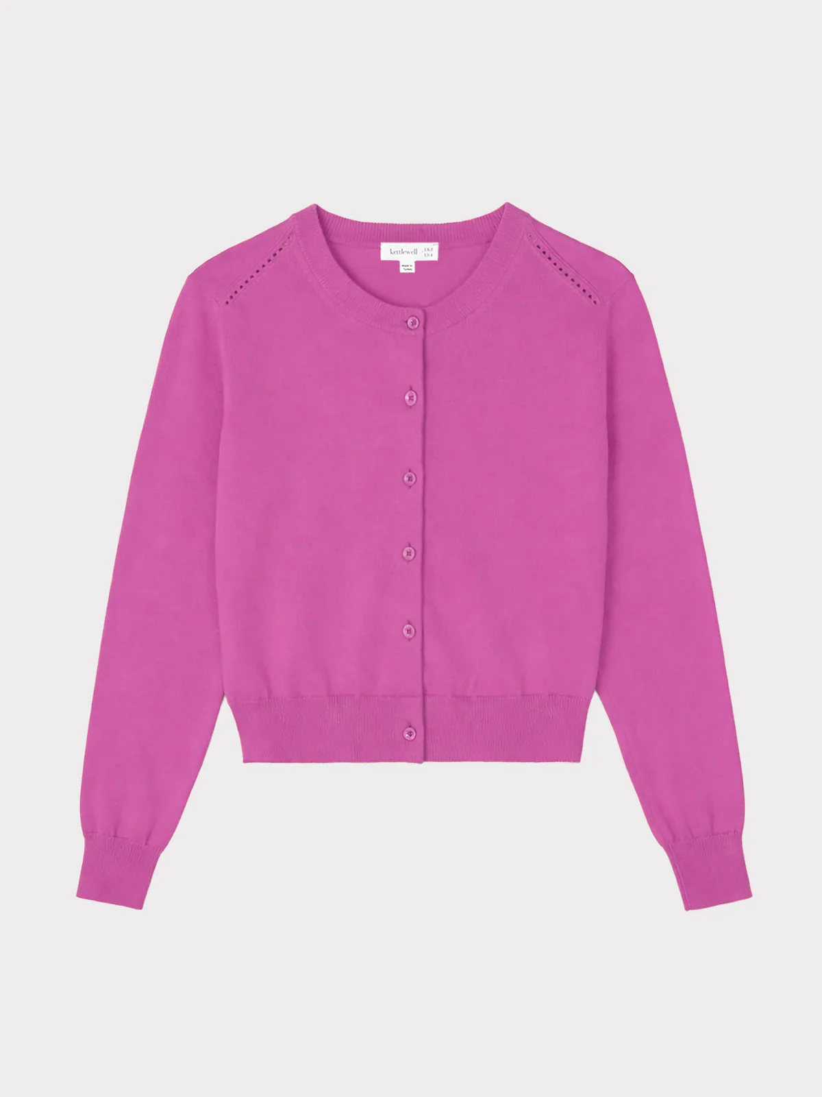 Crew Neck Cotton Cardigan - Image 22