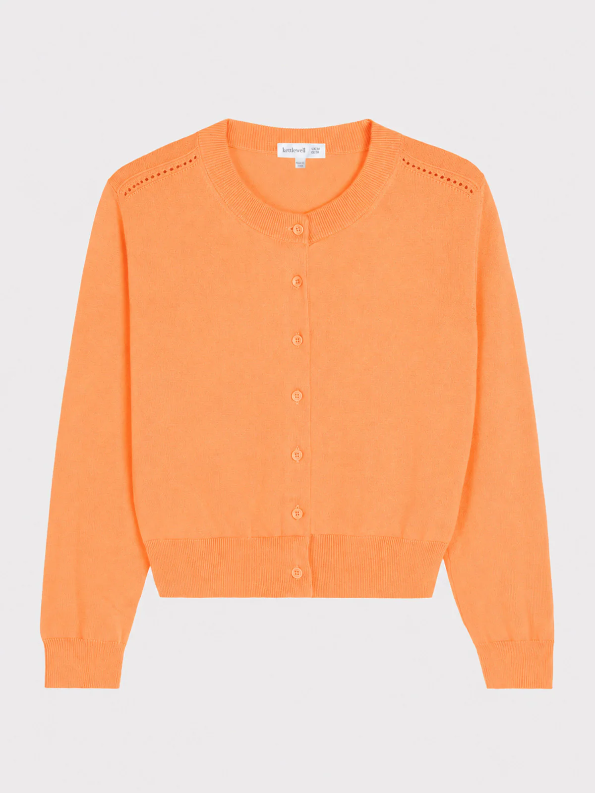 Crew Neck Cotton Cardigan - Image 36