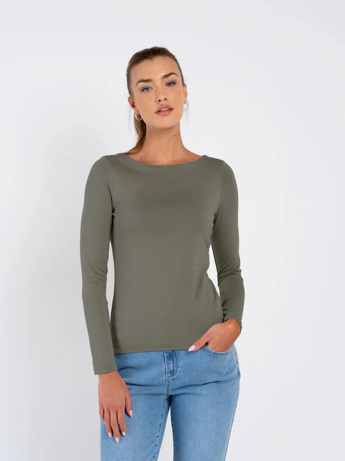 Darcey Slash Neck Long Sleeve - Image 12