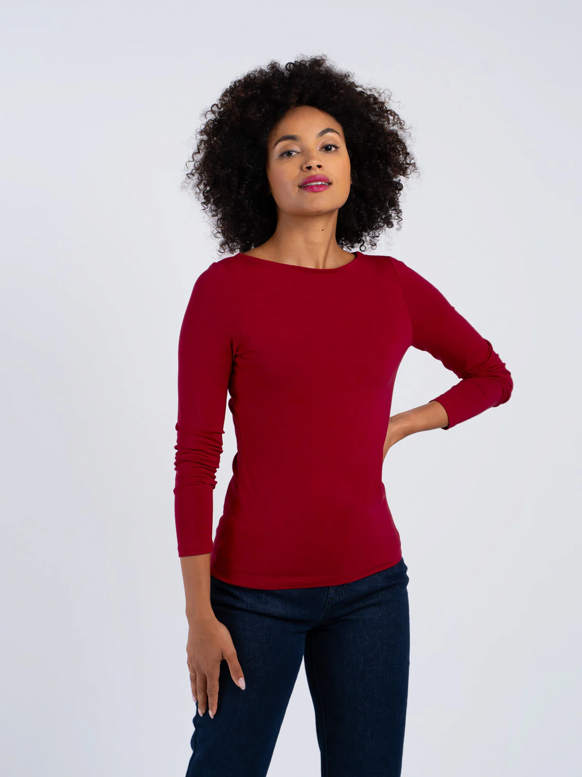 Darcey Slash Neck Long Sleeve - Image 7