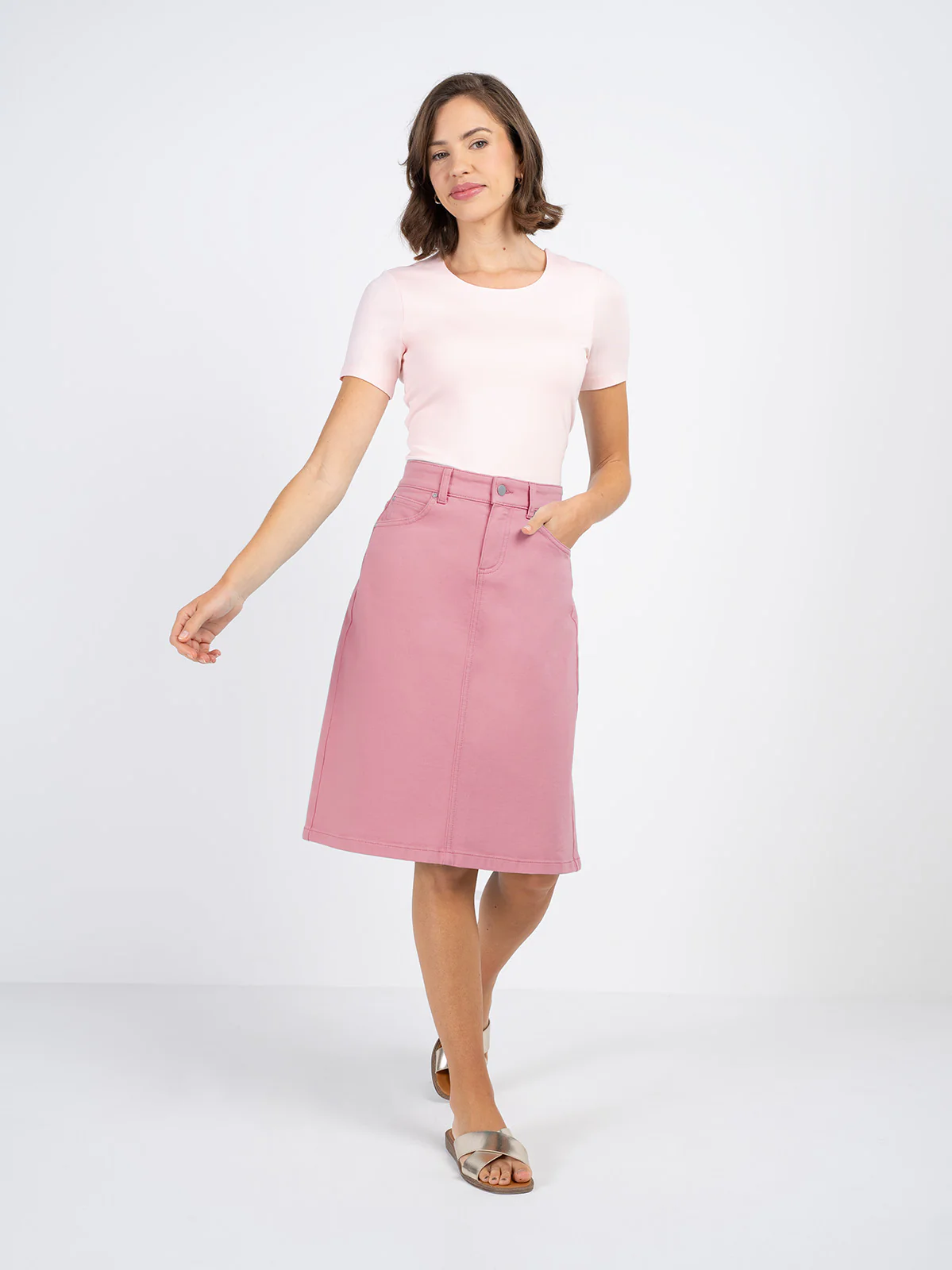 Darla Coloured Twill Skirt - Image 2