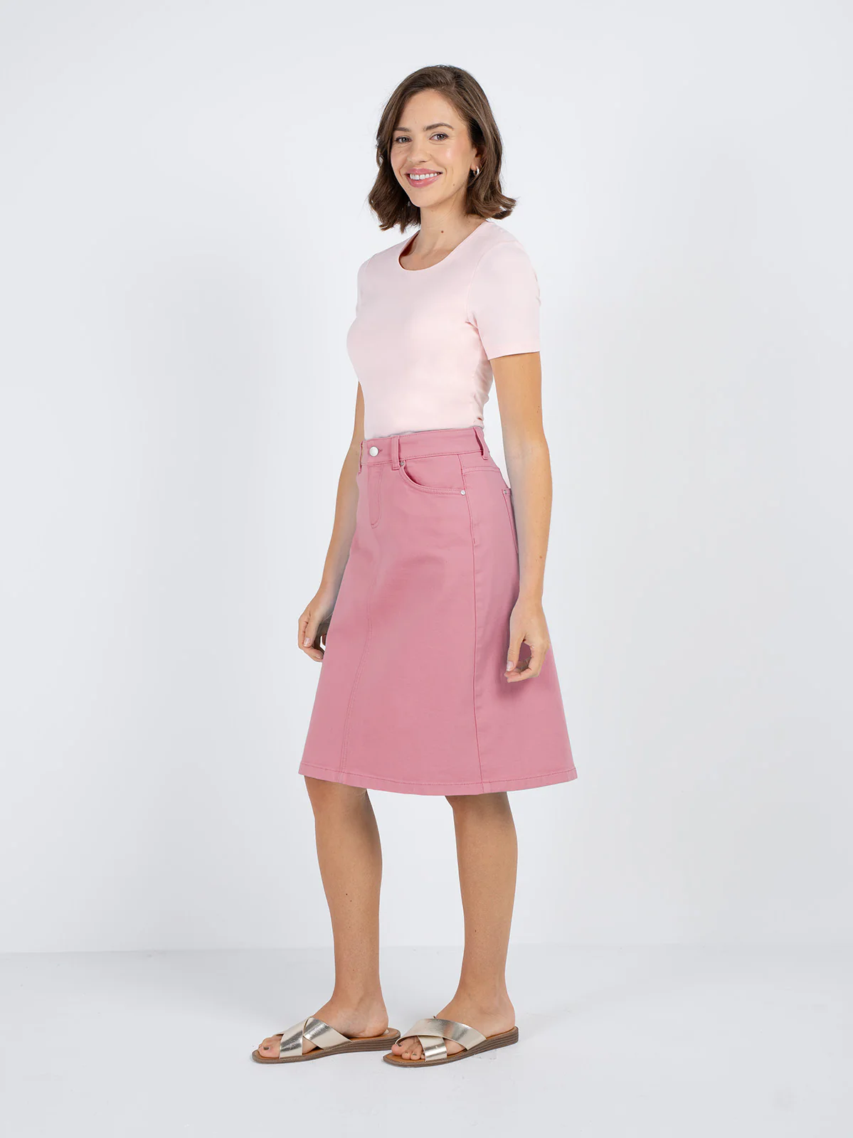 Darla Coloured Twill Skirt - Image 3