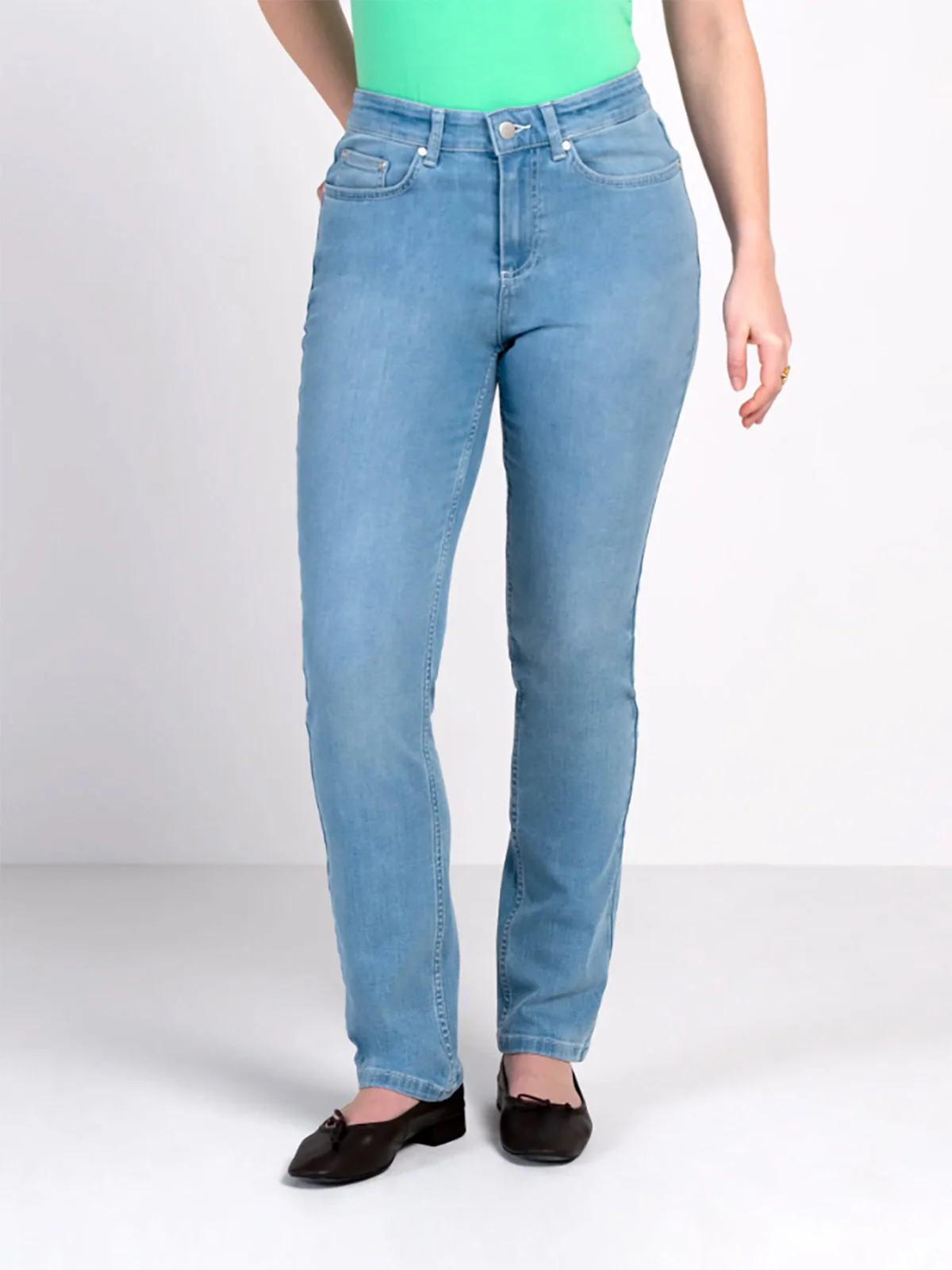 Darla Comfort Straight Leg Jeans - Image 13