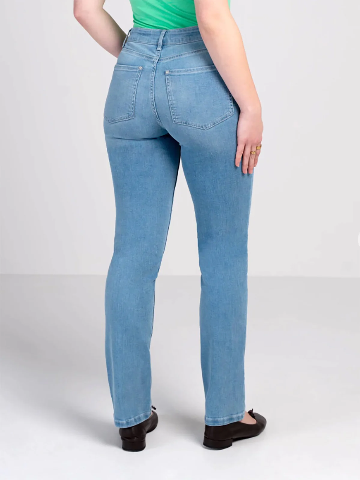 Darla Comfort Straight Leg Jeans - Image 14