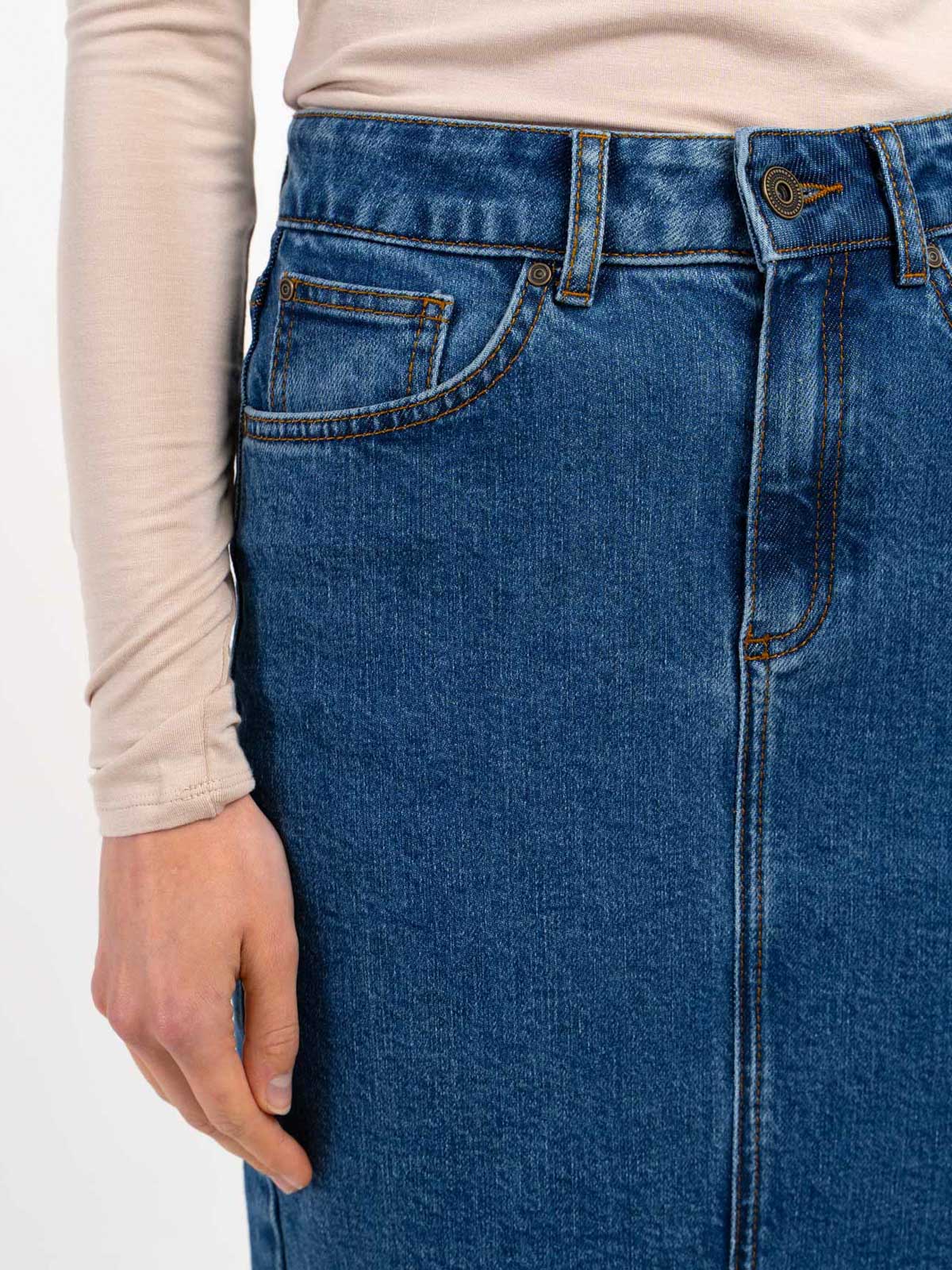 Darla Denim Midi Skirt - Image 18