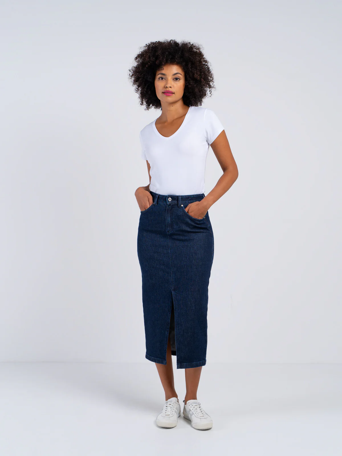 Darla Denim Midi Skirt - Image 6