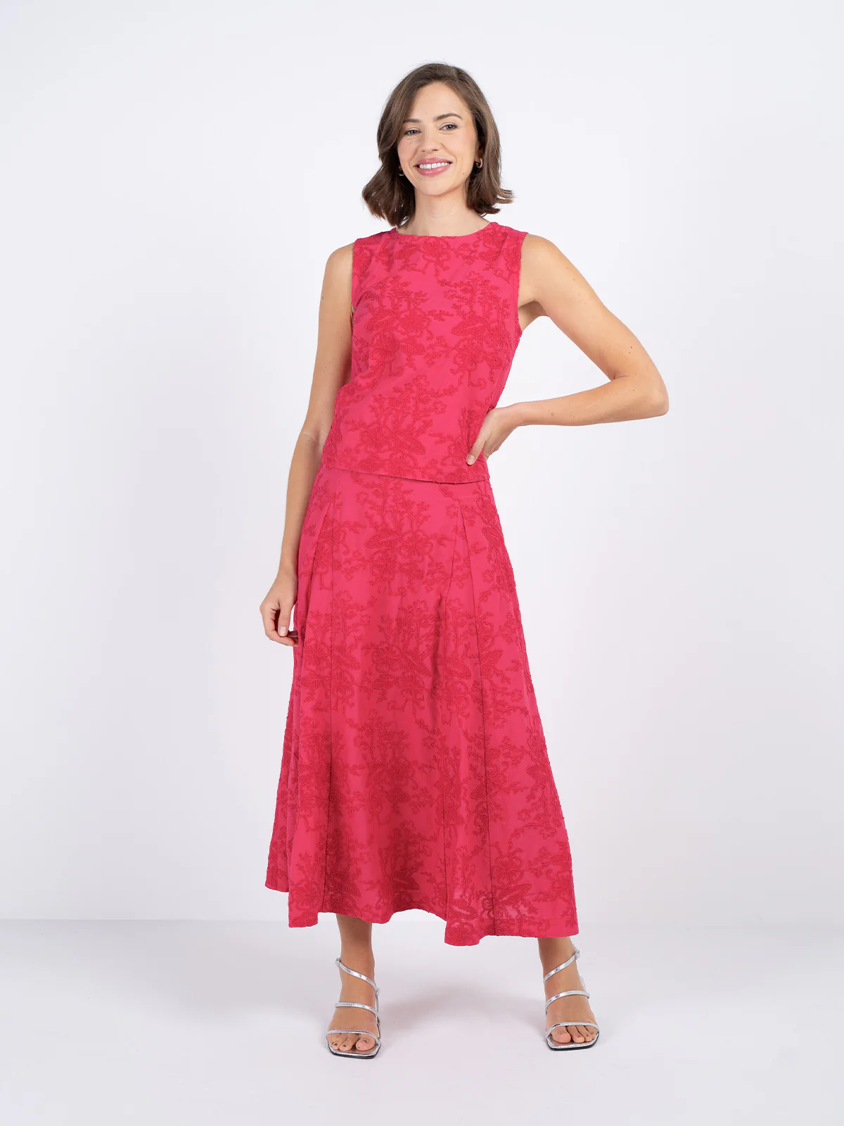 Embroidered A Line Skirt - Image 20