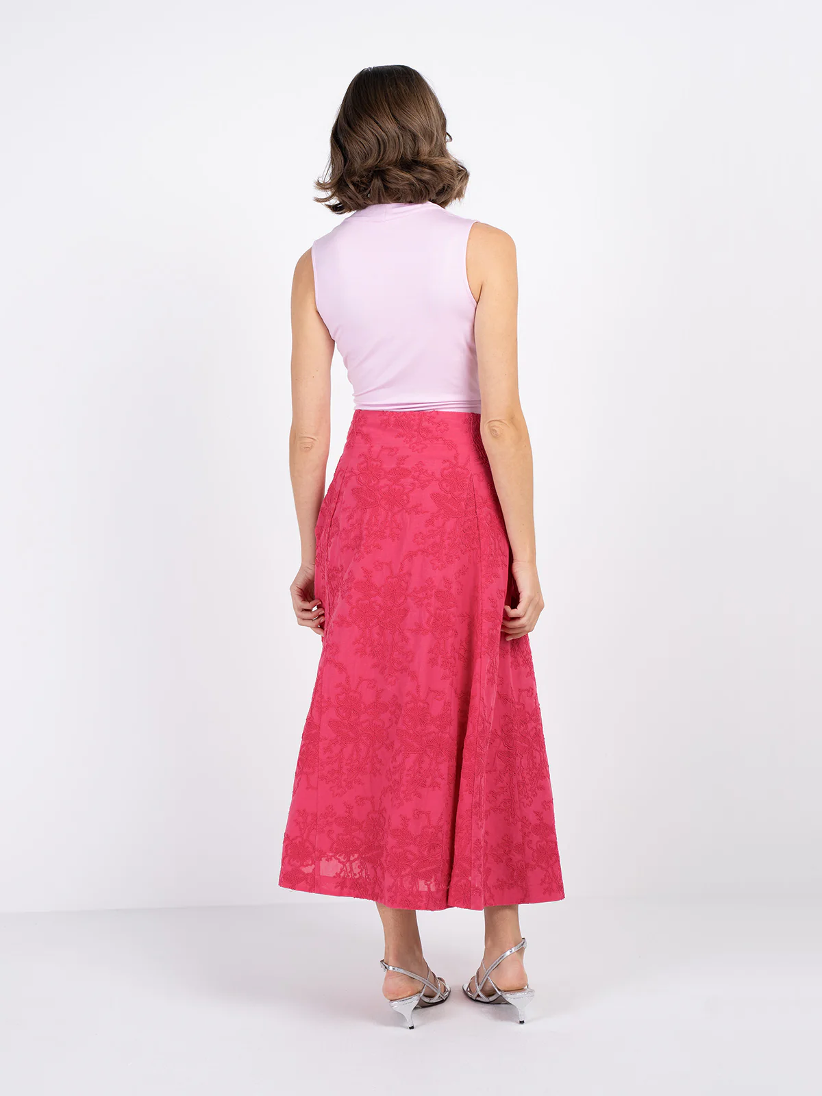 Embroidered A Line Skirt - Image 22